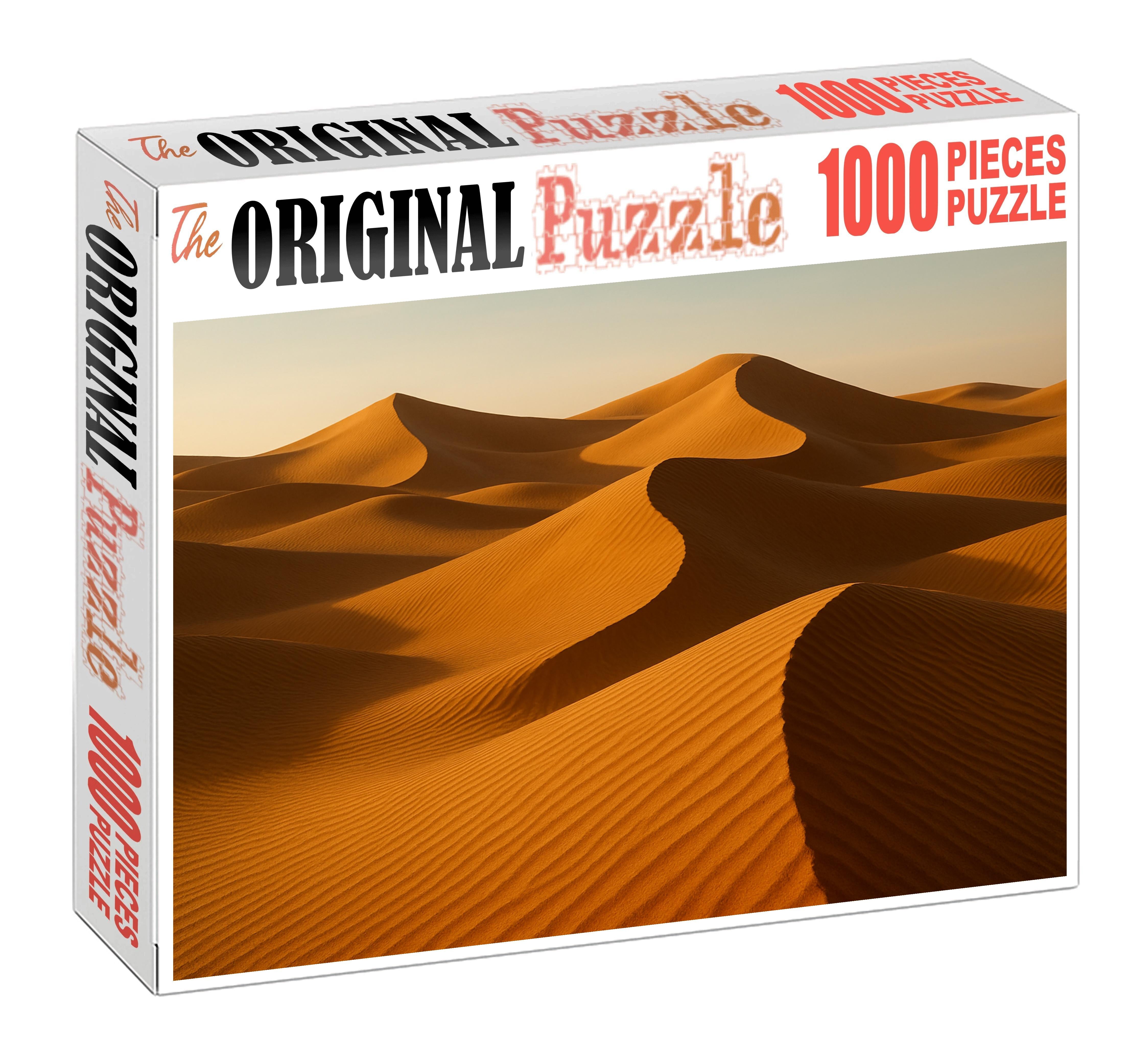 Saffron Ridge Maze Intertwined Ridges In Morning Glow Puzzle For Kids