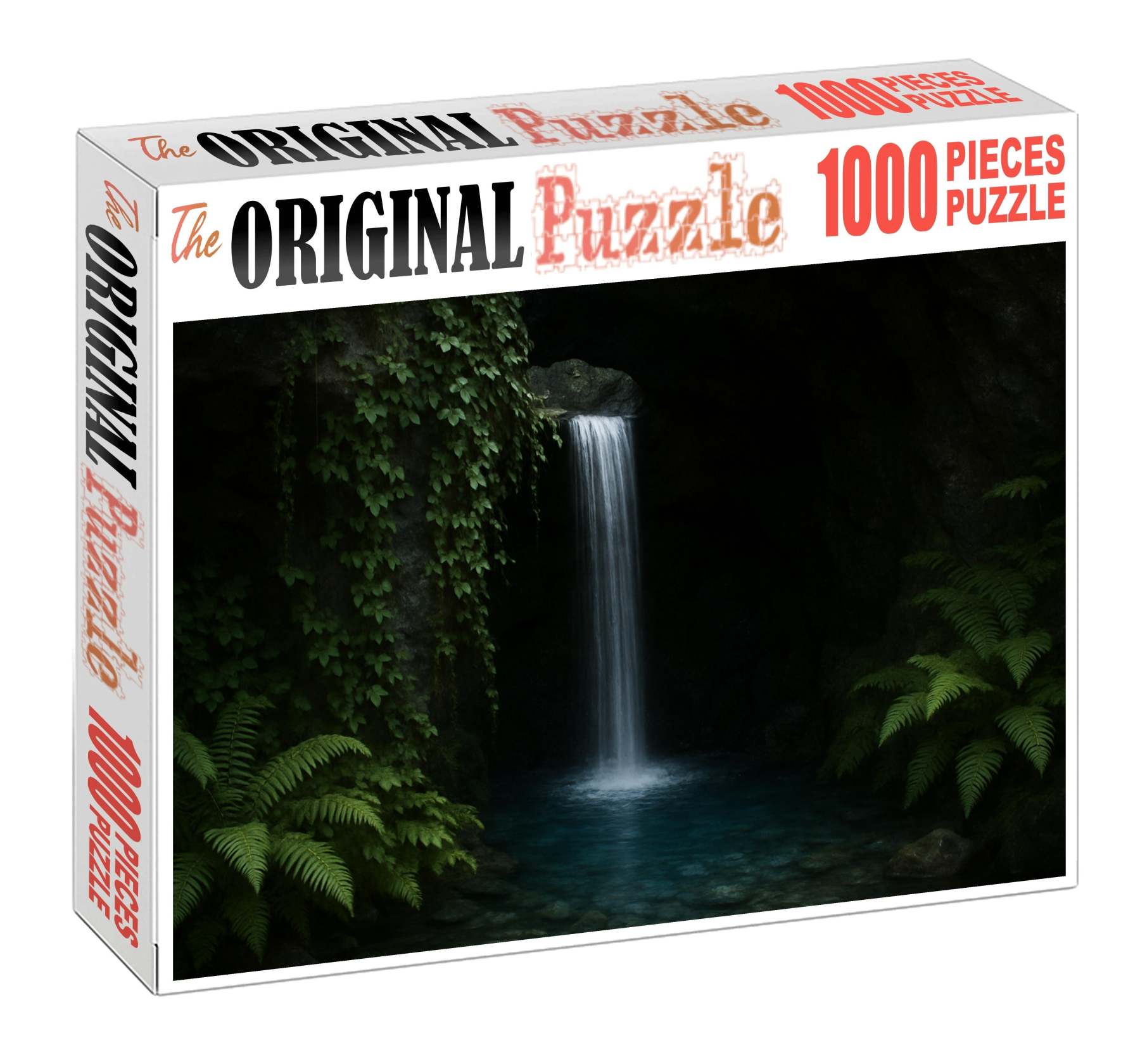 Hidden Sapphire Grotto Custom Jigsaw Puzzle