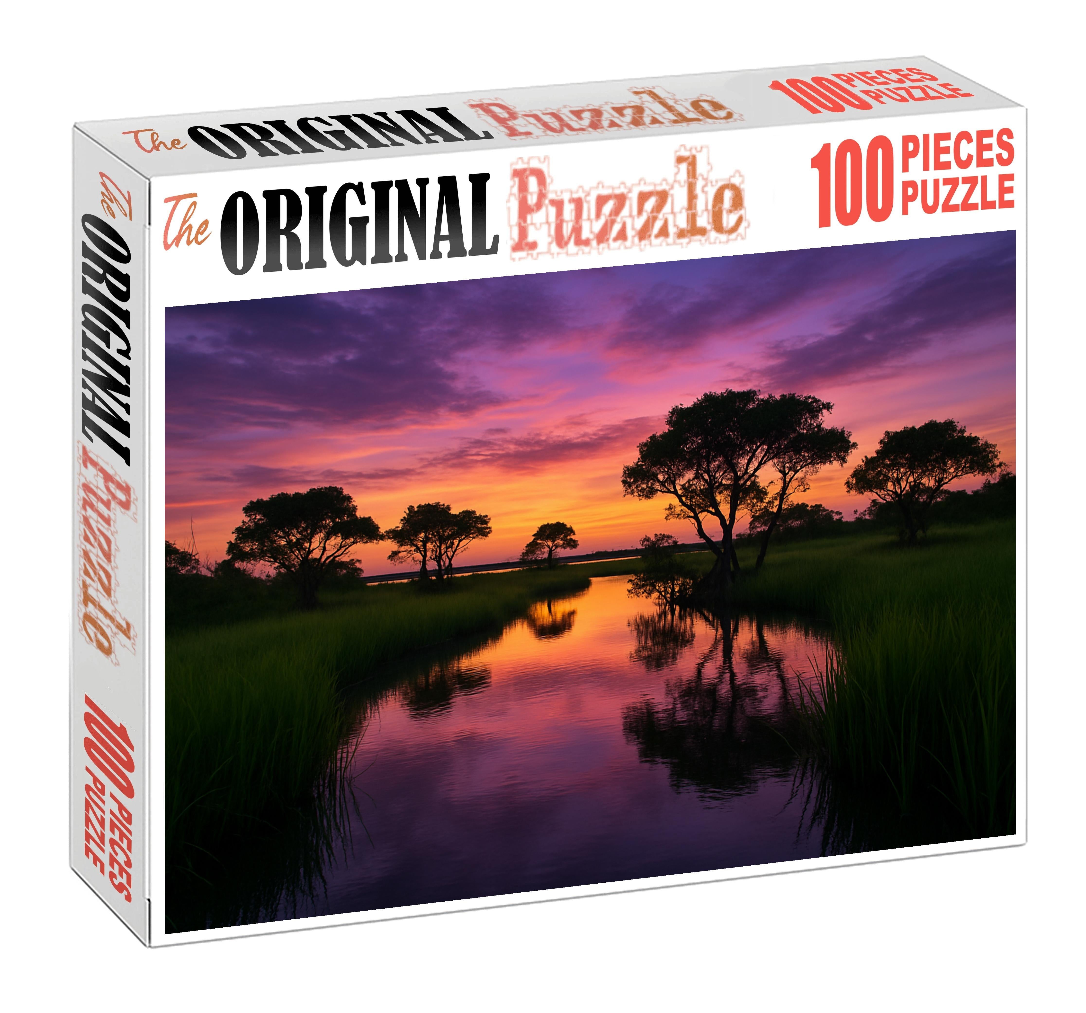 Twilight Coastal Marsh Easy Puzzles