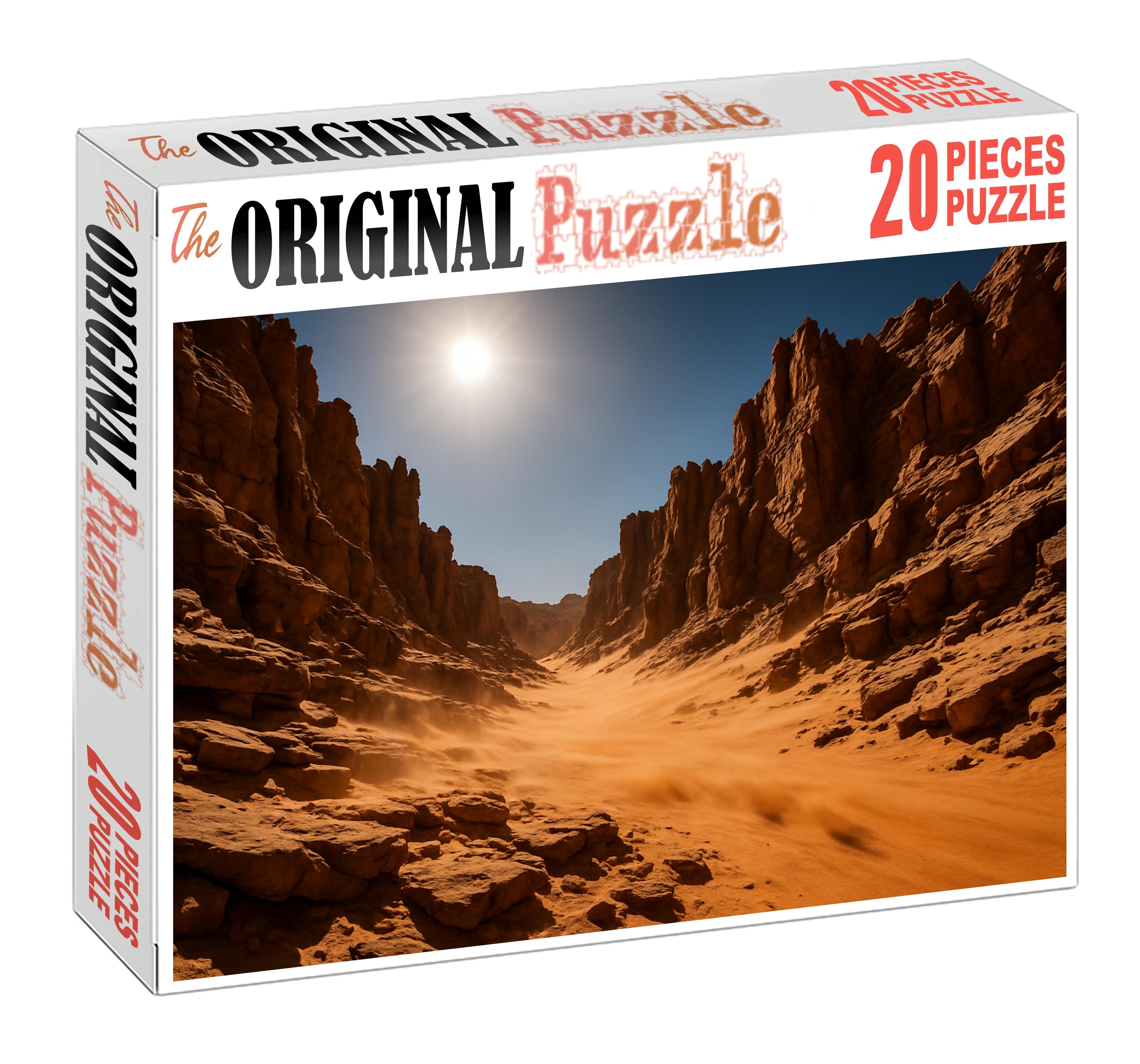 Rustfire Plateau Rugged Sandstone Edges And Wind-swept Slopes 500 Piece Puzzle