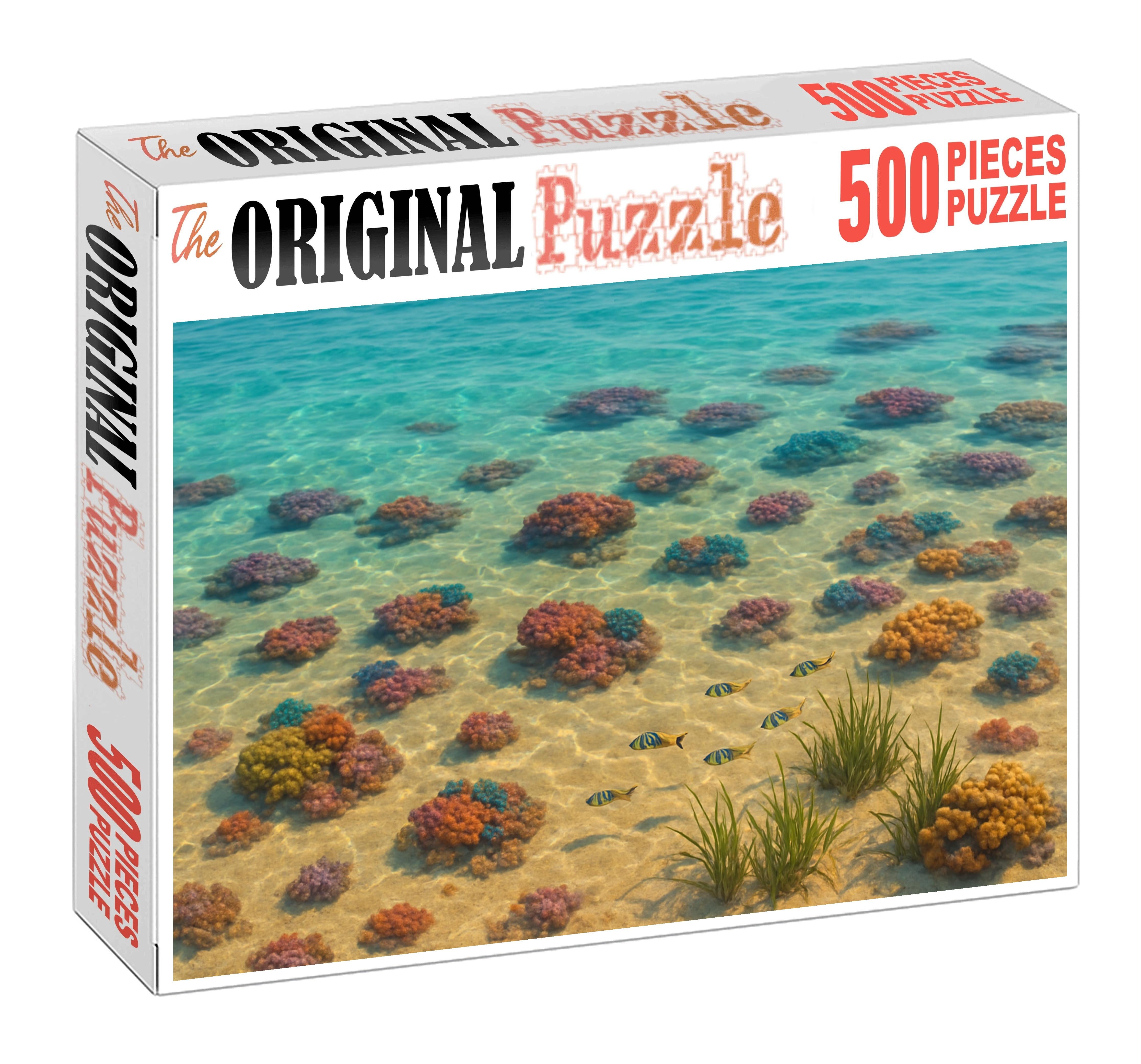 Golden Sunlit Shoals 100 Piece Puzzle