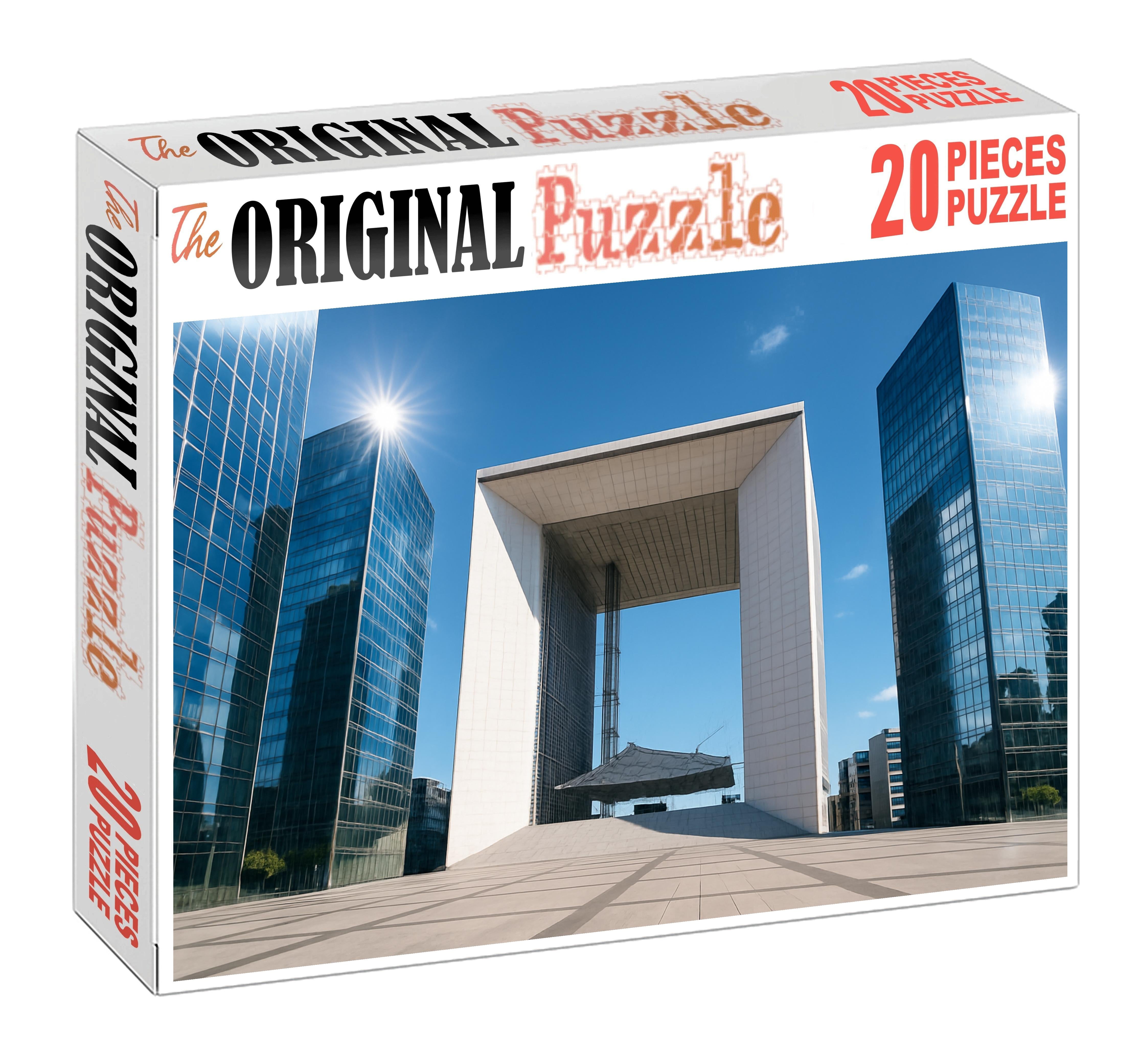 Paris La Dfense Skyline Europes Largest Purpose-built Business District Featuring The Grande Arche And A Sleek High-rise Cluster Unique Puzzle Design