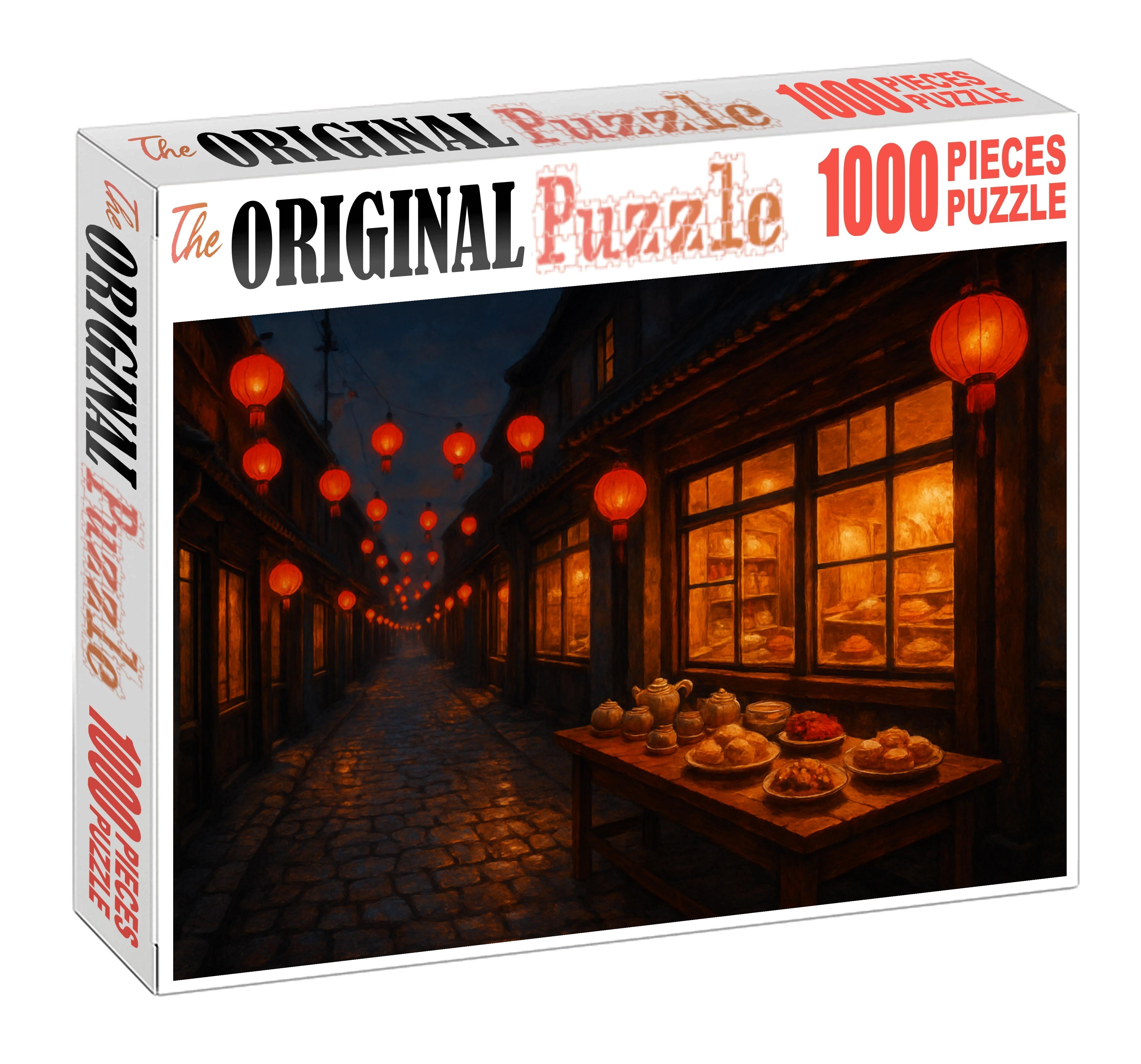 Crimson Twilight Festival Puzzle For Adults