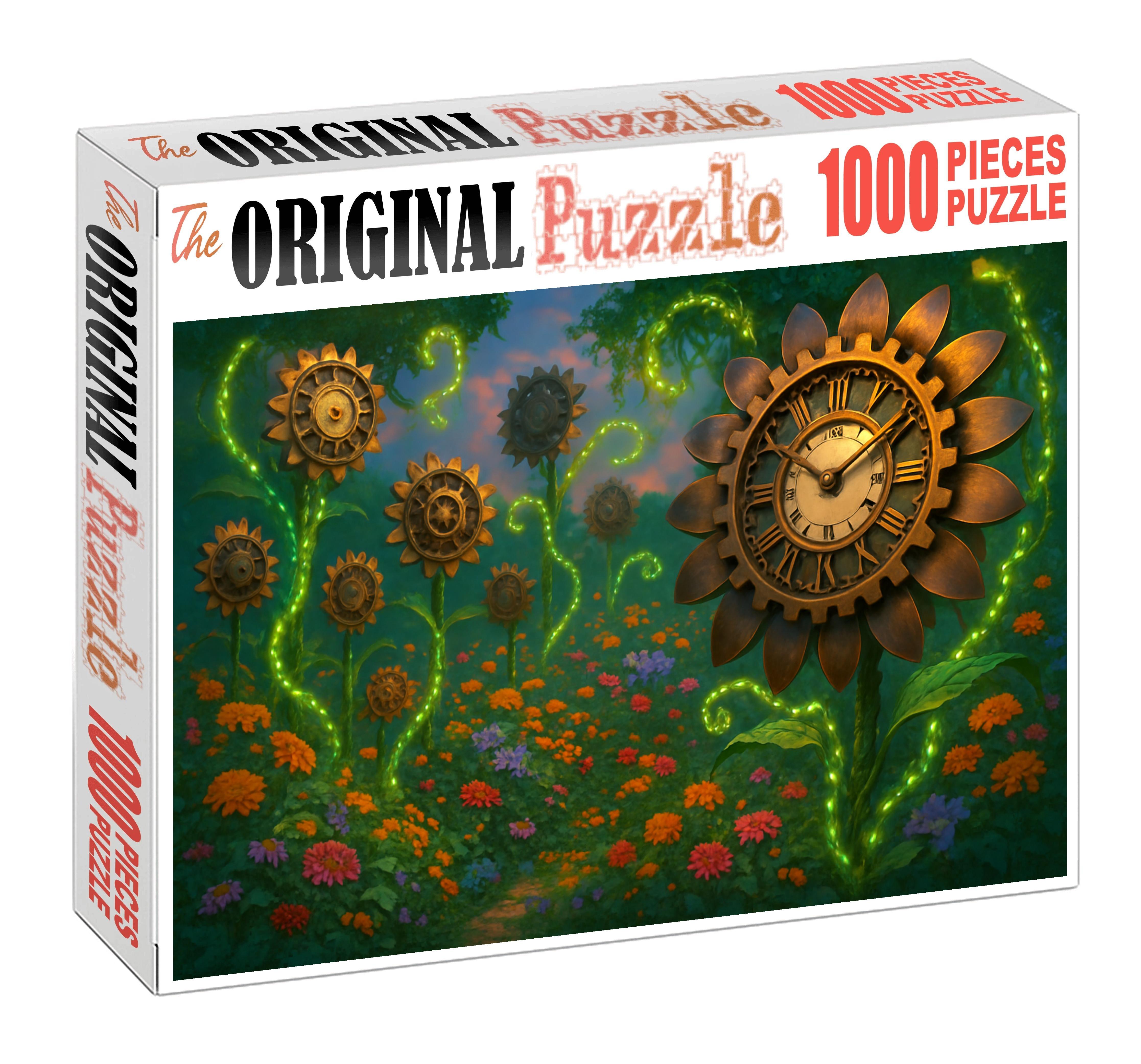 Clockwork Blossom Garden 500 Piece Puzzle