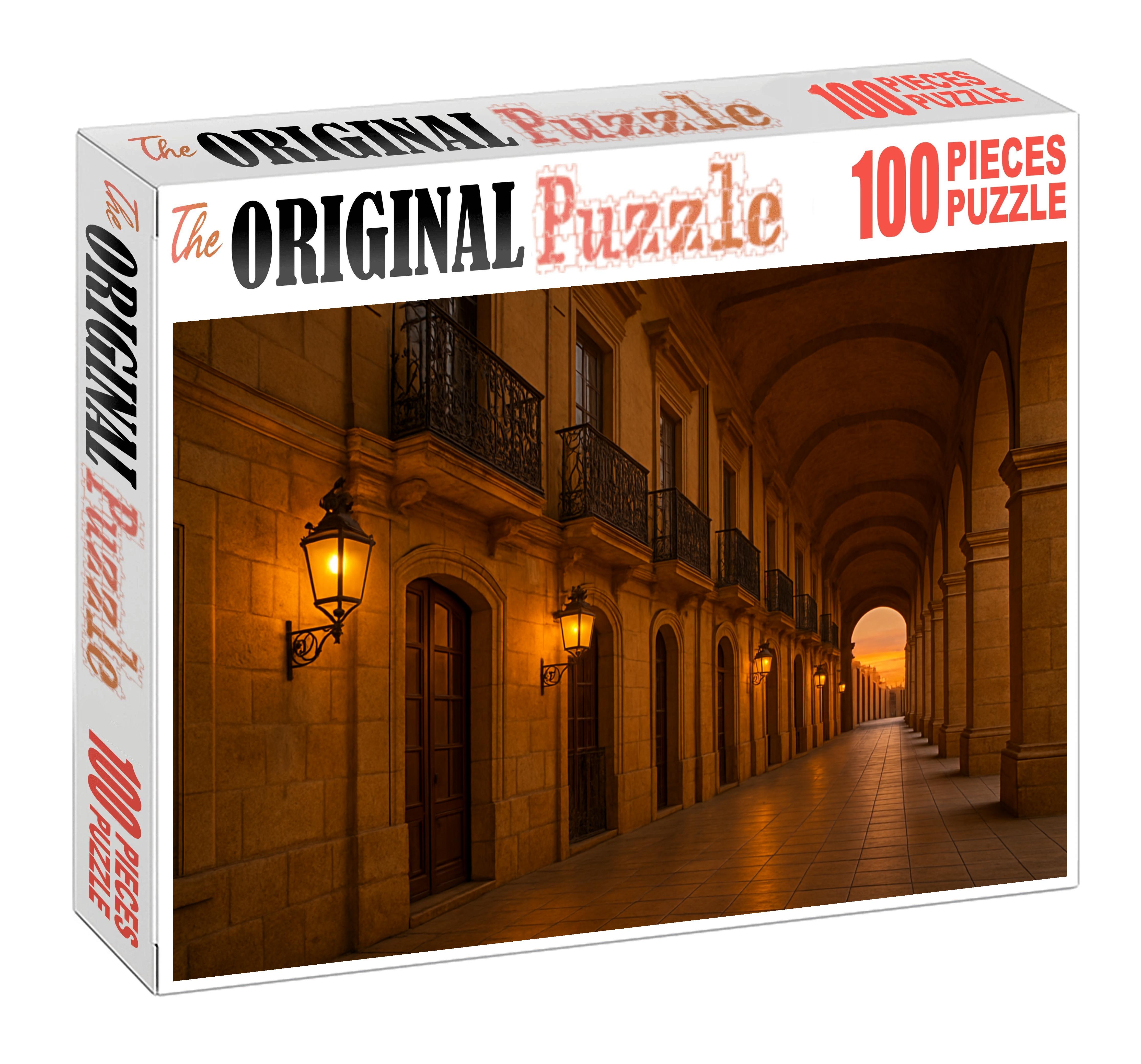 Golden Glow Arcade 100 Piece Puzzle