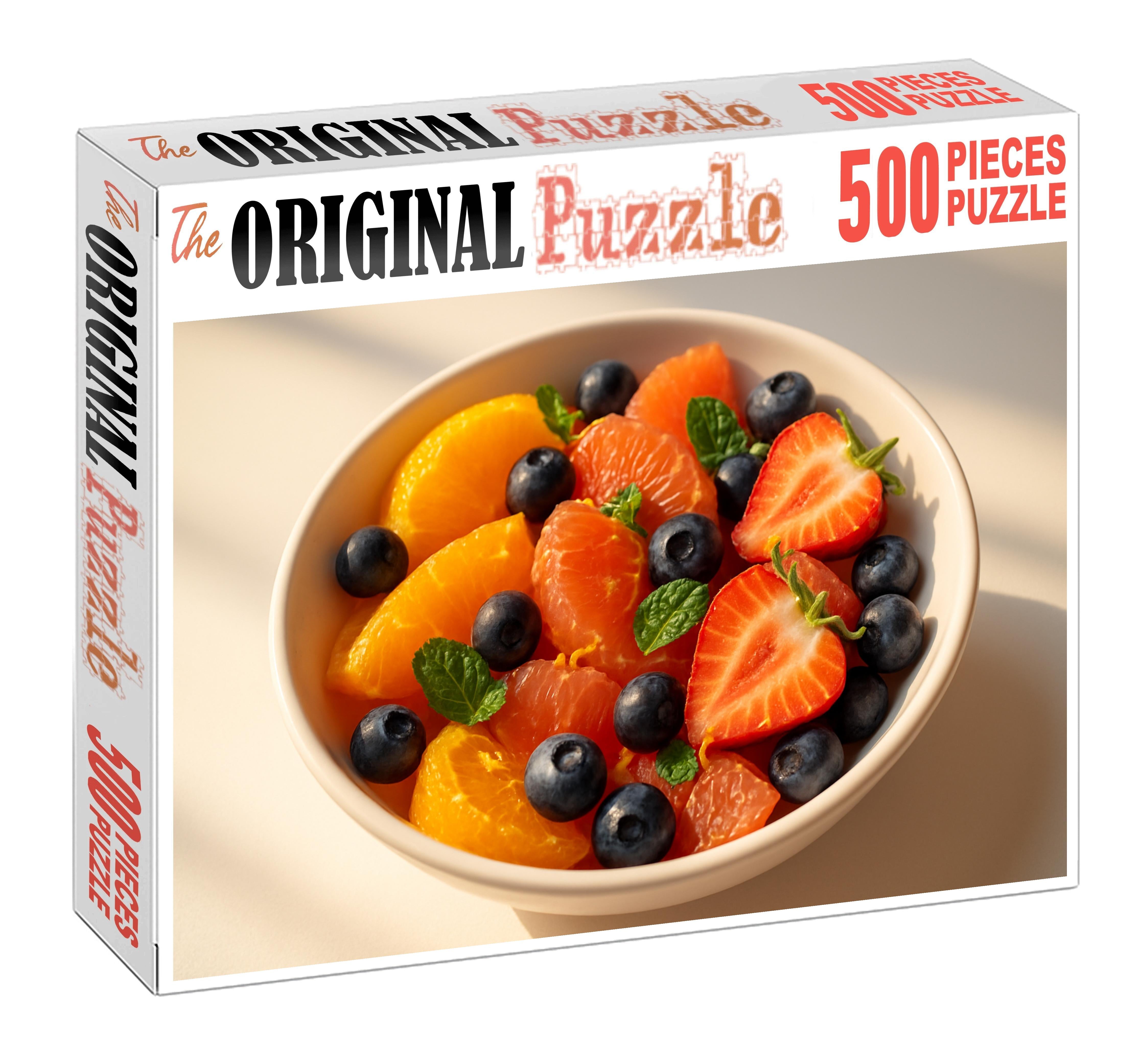 Sun-drenched Citrus And Berry Salad A Juicy Color Explosion Puzzle Challenge