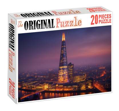 The Shard Towering Over London England Identified By 6980 Globally As The Citys Iconic Glass Skyscraper Easy Puzzles