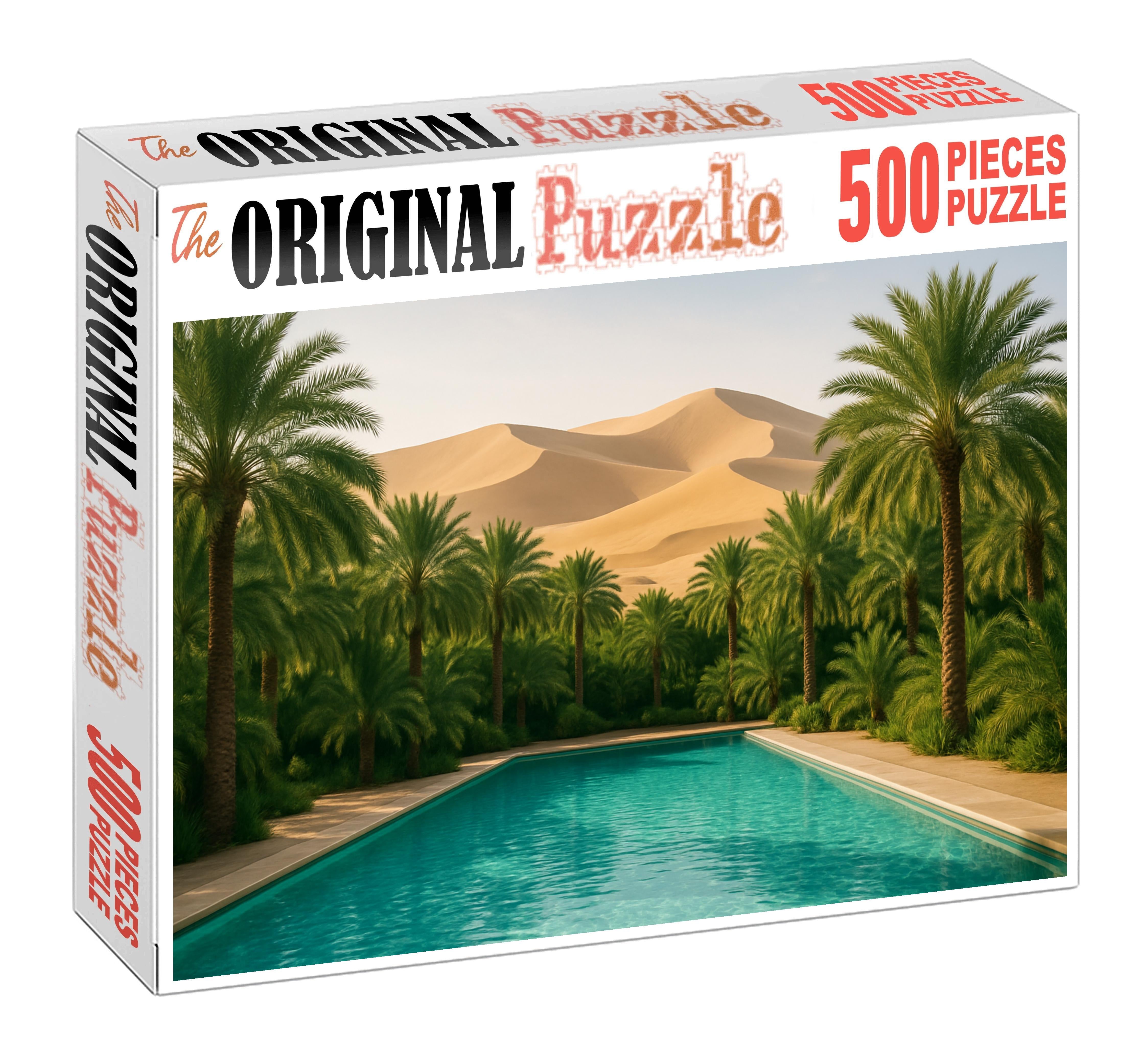 Golden Oasis Glimmer 1000 Piece Puzzle