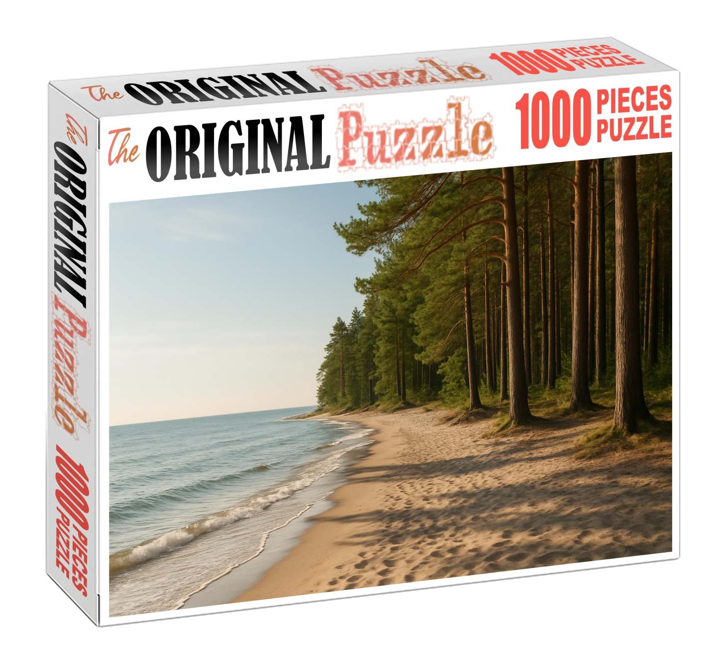 Secluded Pine Beach Mini Puzzle