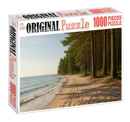 Secluded Pine Beach Mini Puzzle