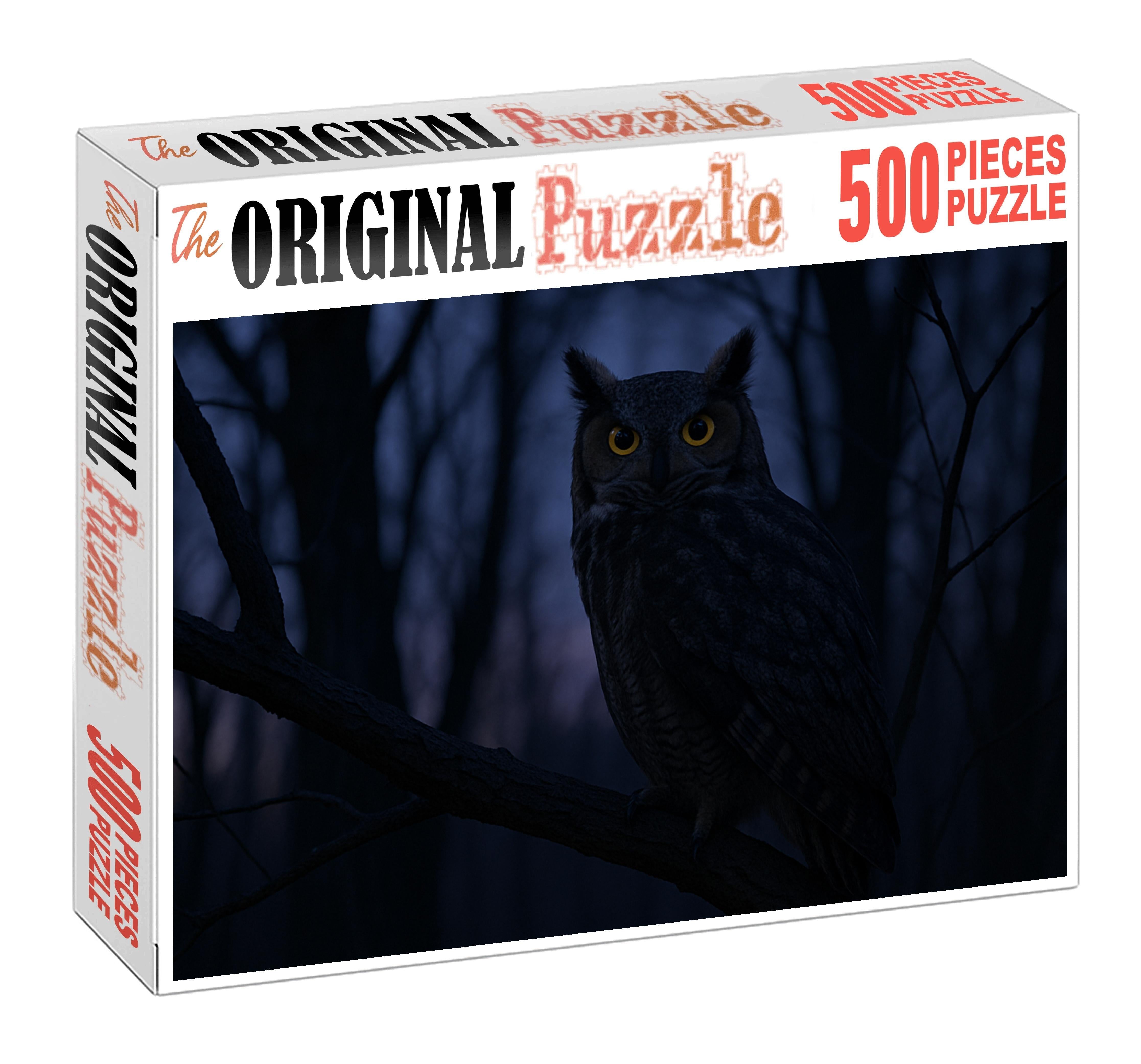 Great Horned Owl Night's Silent Apex Predator Puzzle For Kids