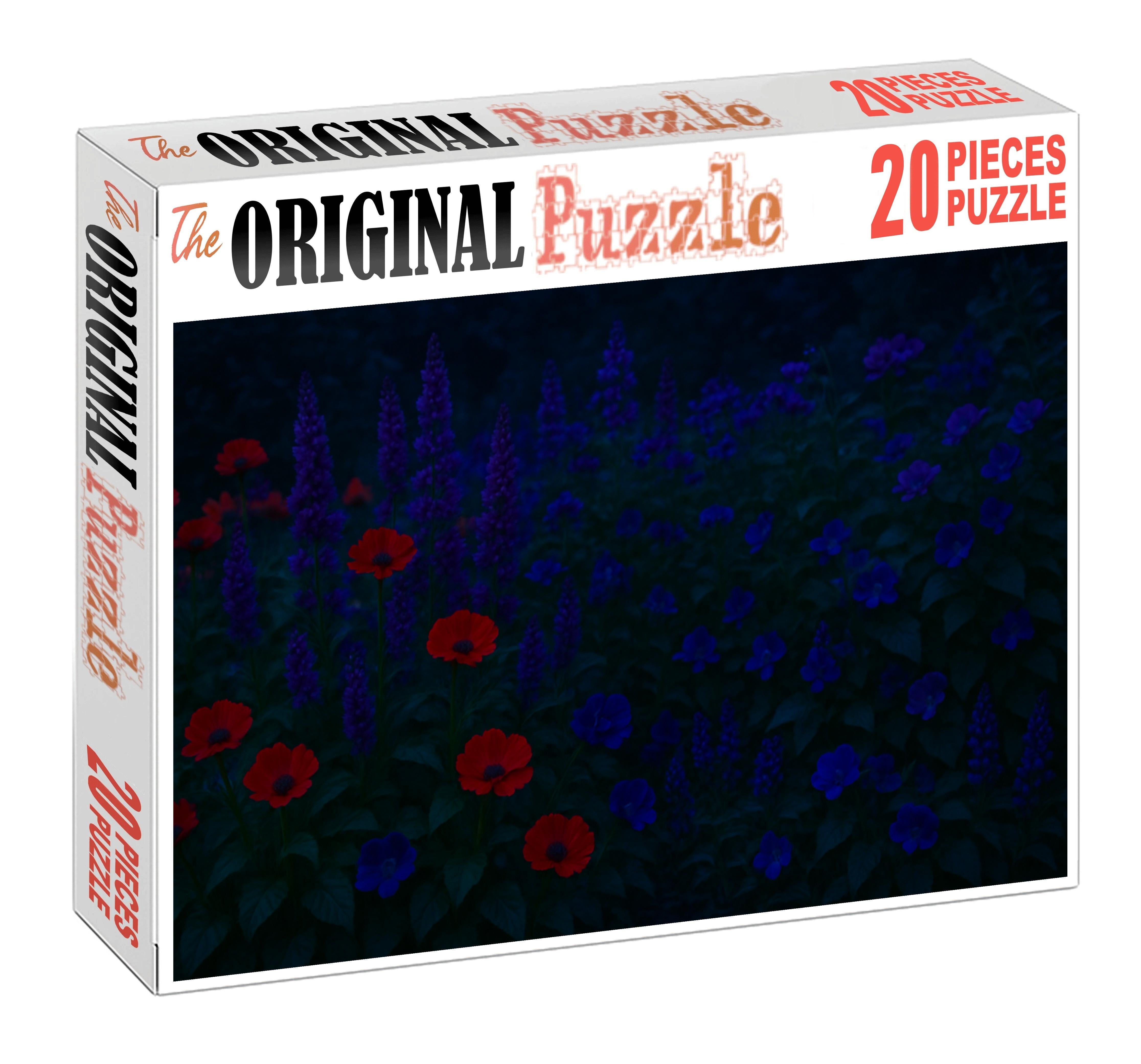 Crimson Twilight Border Puzzle For Adults