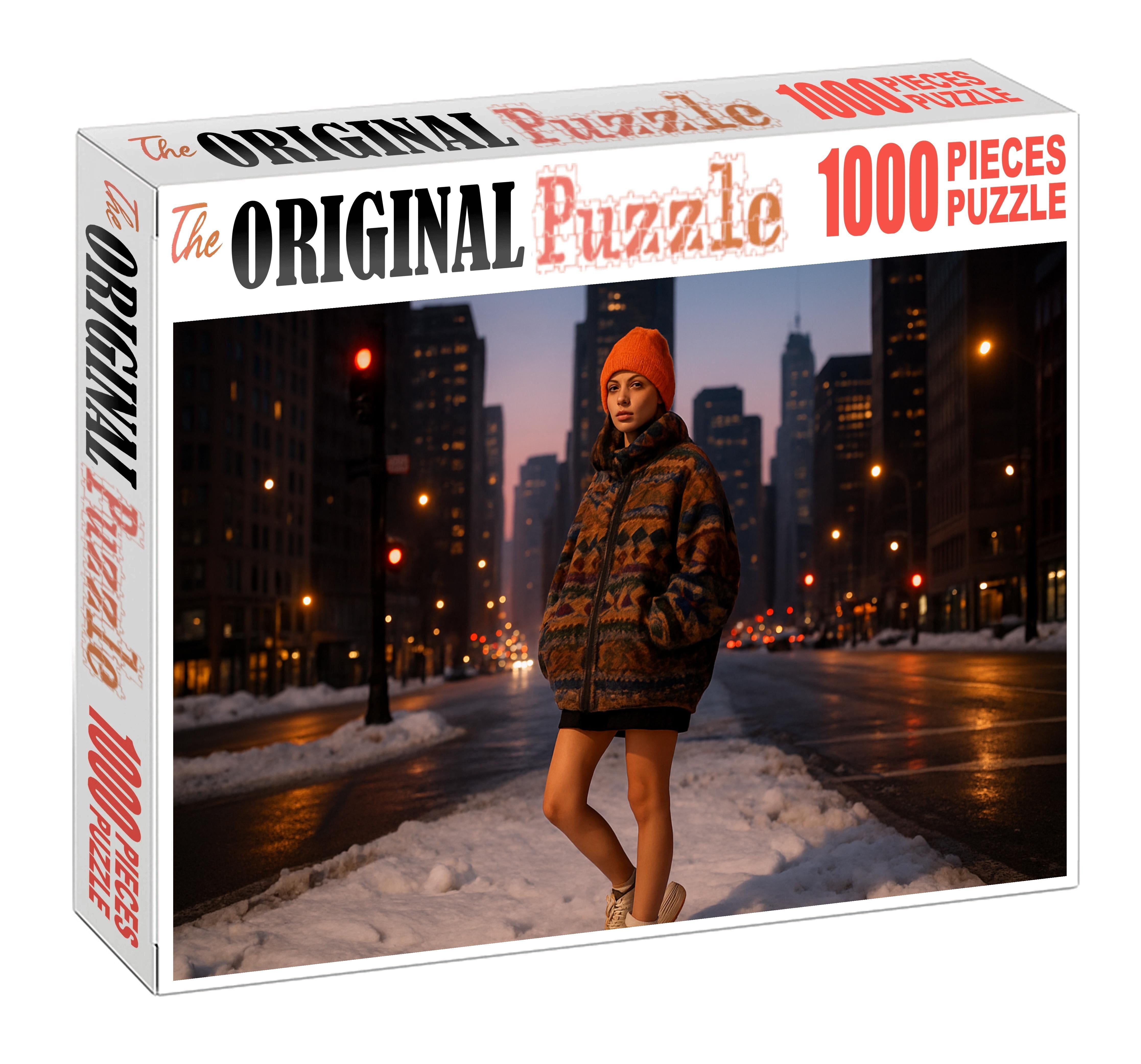 Urban Streetwear Renaissance Bold Patterns Meet Retro Cuts Mini Puzzle