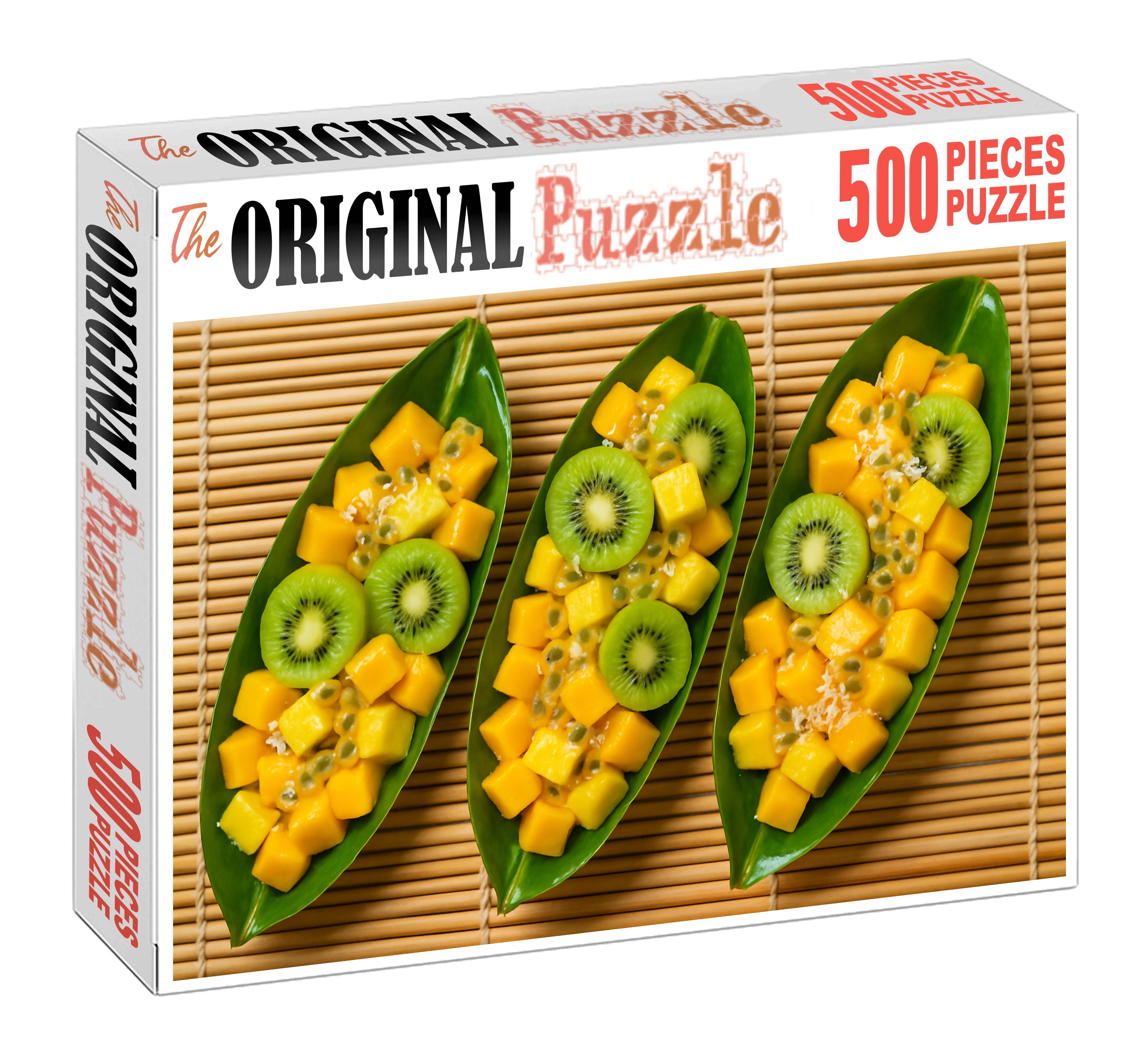 Tropical Lagoon Fruit Boat Puzzle Challenge