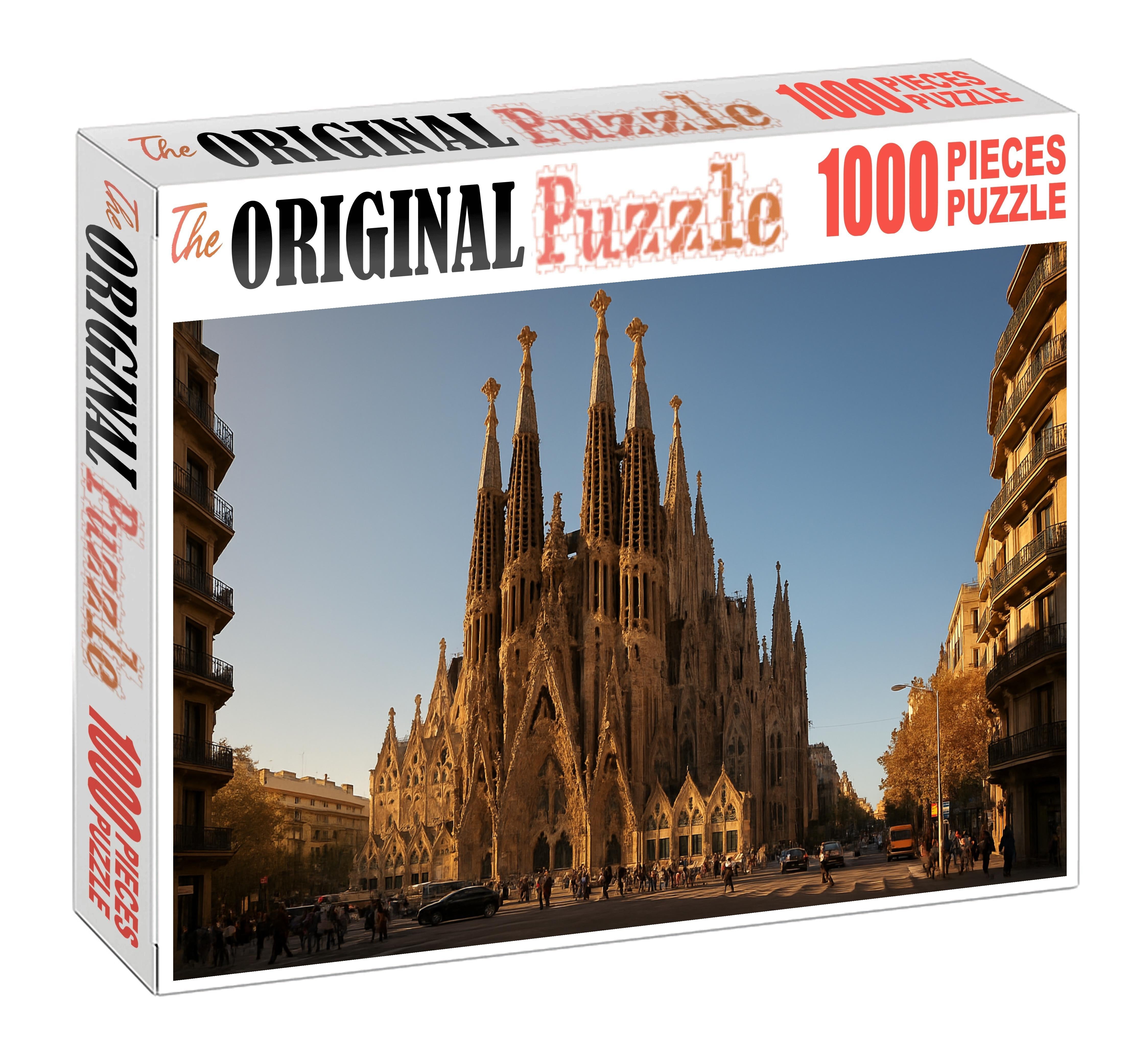 Sagrada Familia Situated In Barcelona Spain Recognized By 7380 Globally For Its Unique Modernist Design Unique Puzzle Design