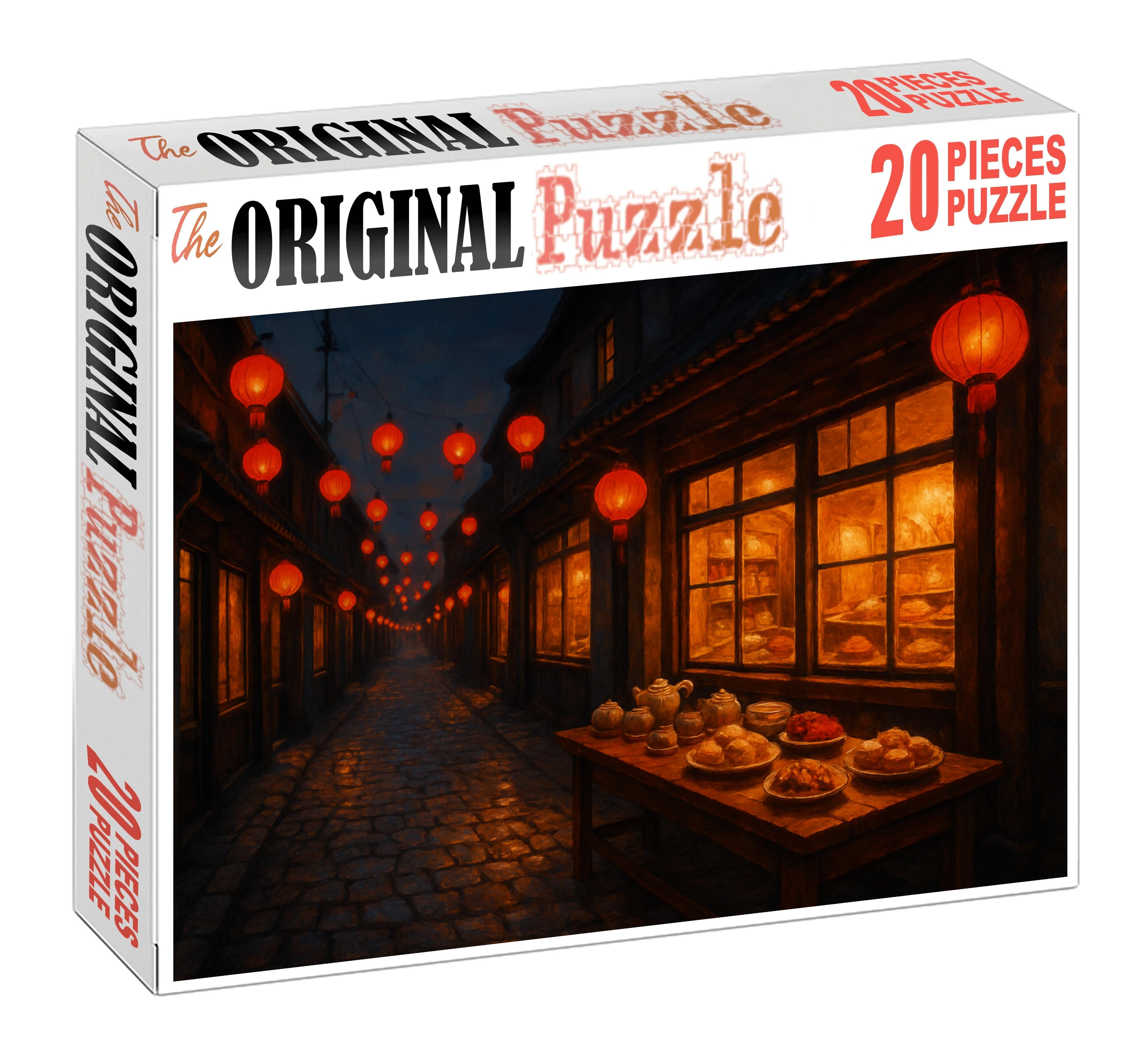 Crimson Twilight Festival Puzzle For Adults