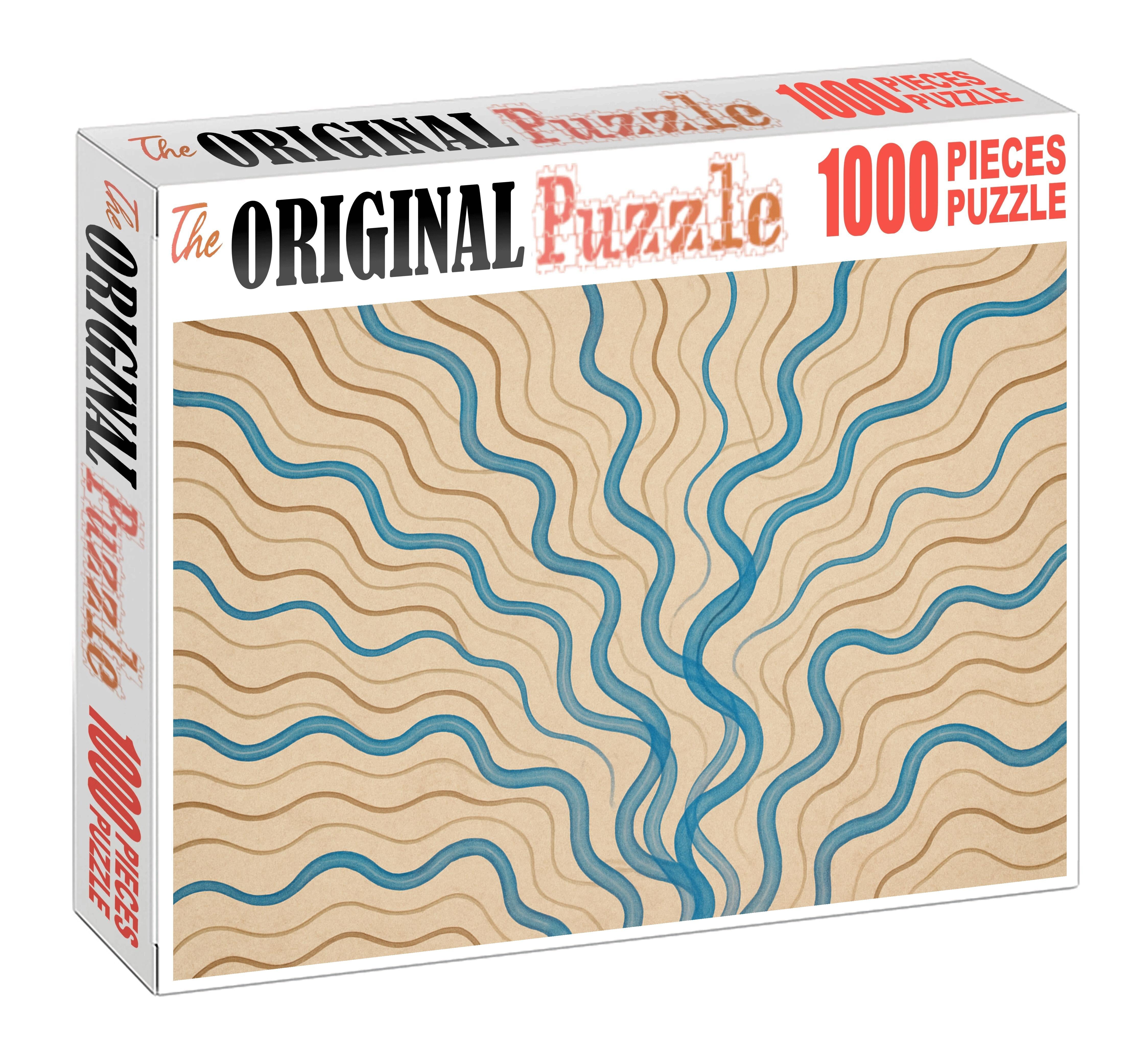 Historical River Meander Evolution Puzzle Collection