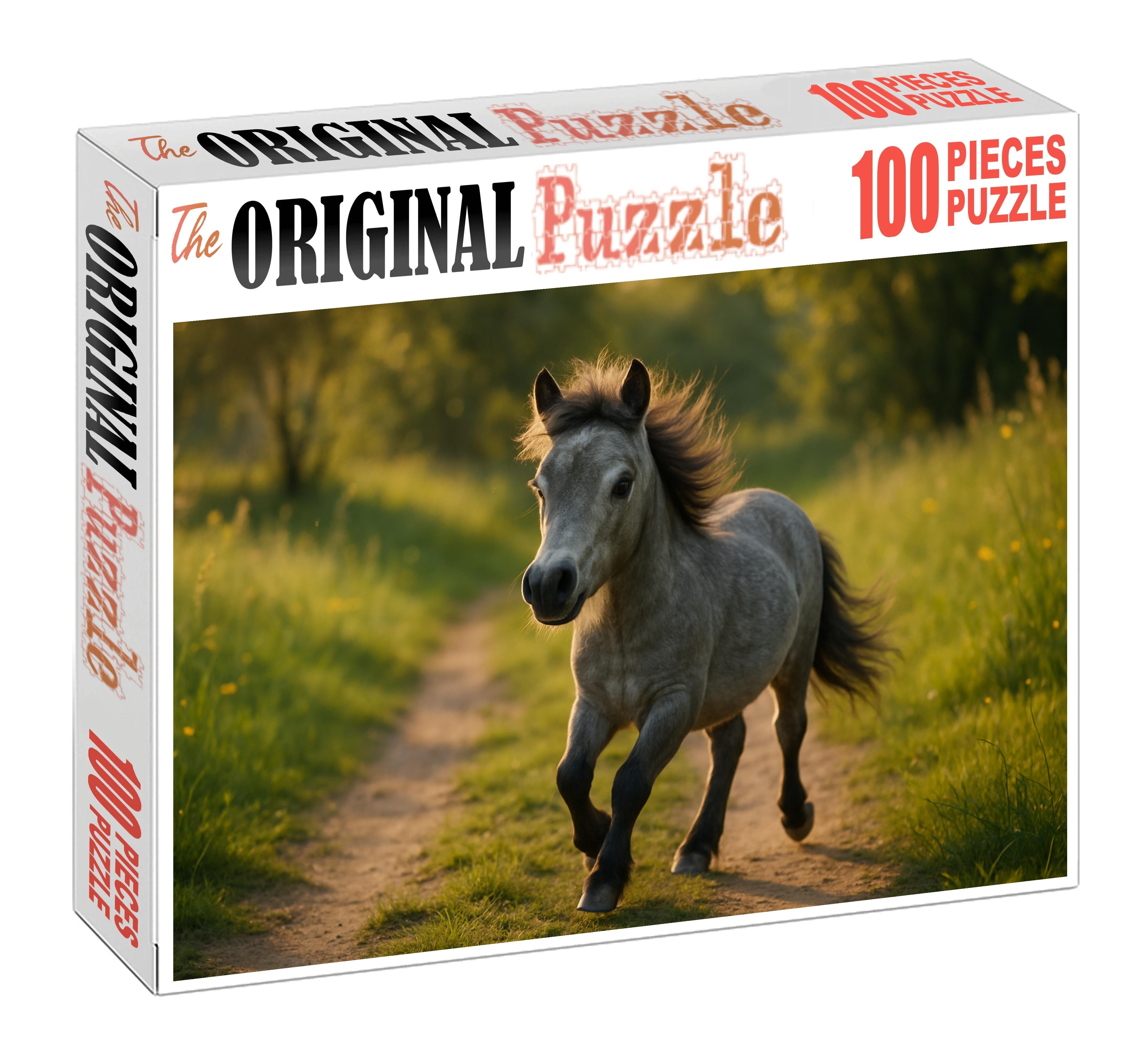 Silver Lining Pony Agile Gray With Playful Spirit Challenging Puzzles