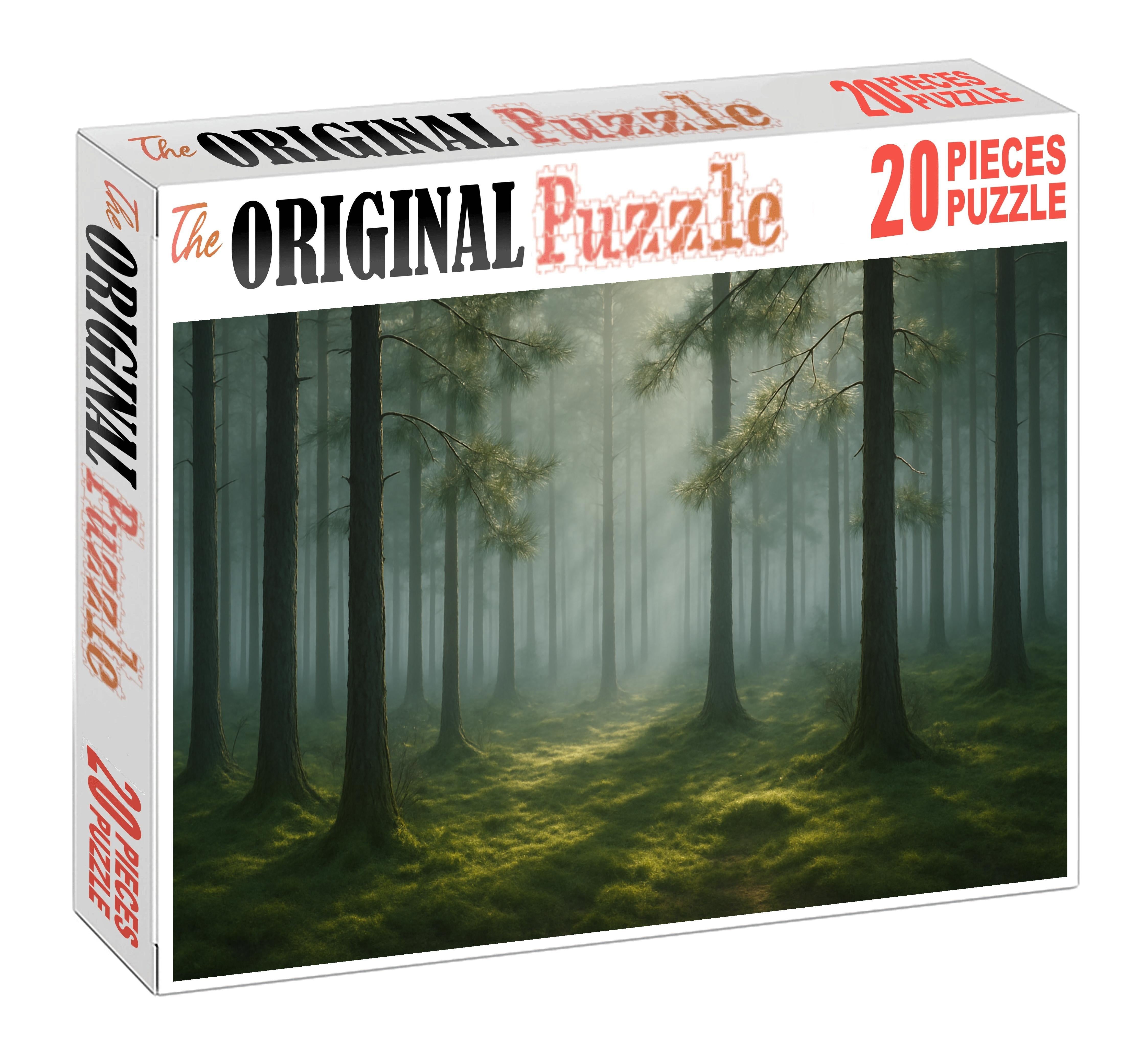 Whispering Pine Mists Premium Puzzle Pieces