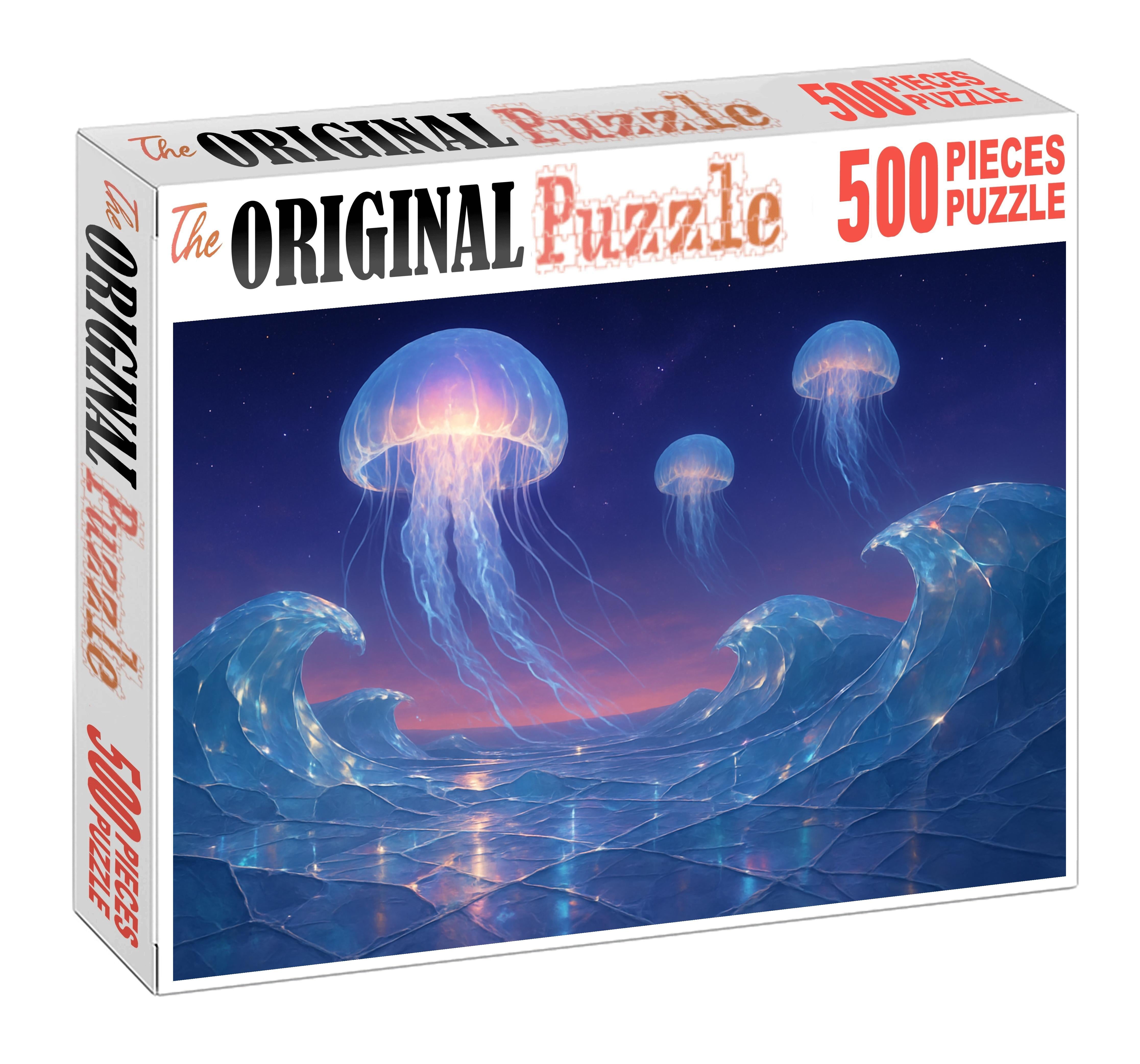 Ethereal Tides Of A Crystal Ocean 300 Piece Puzzle