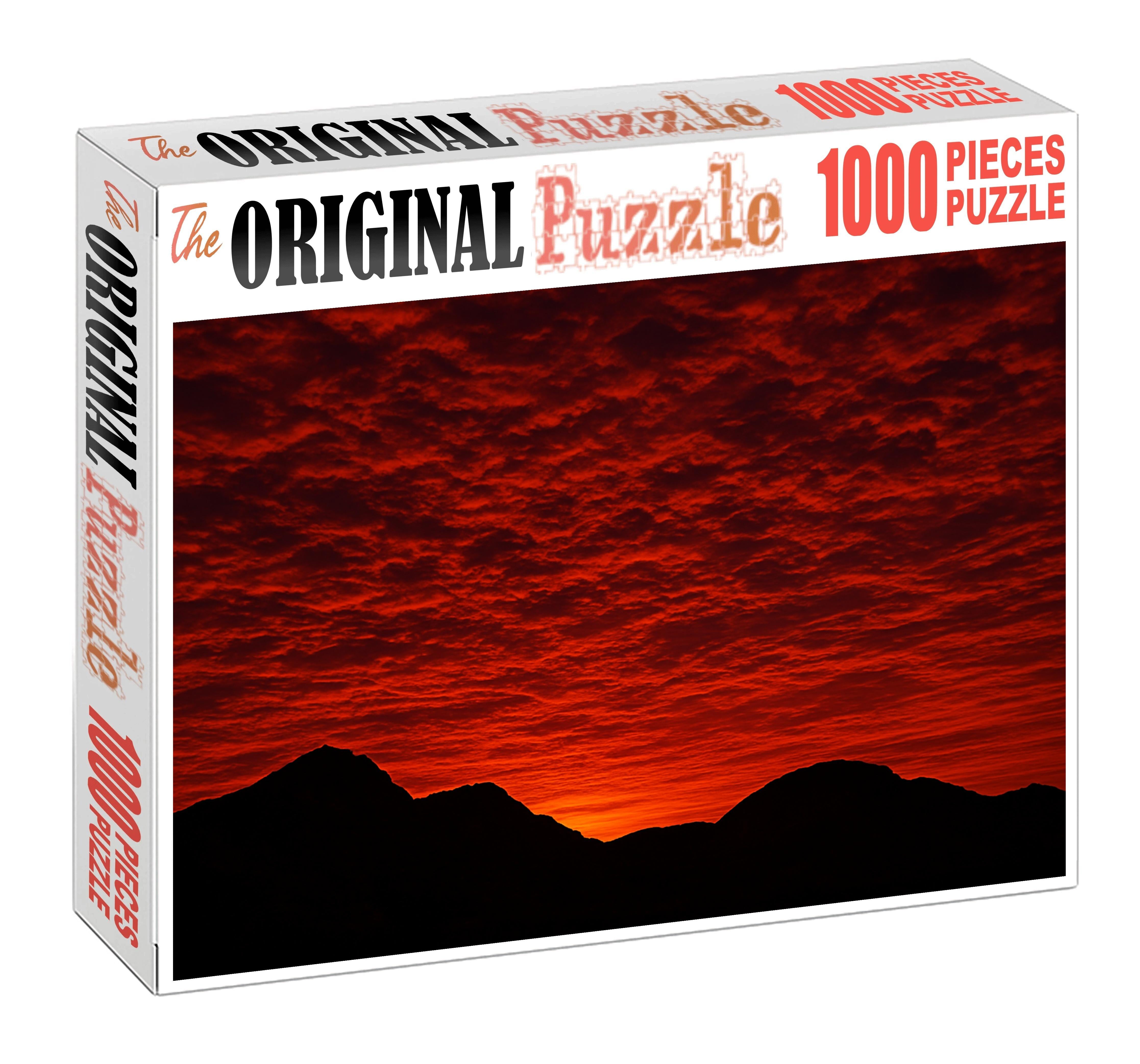 Crimson Ember Blaze 500 Piece Puzzle