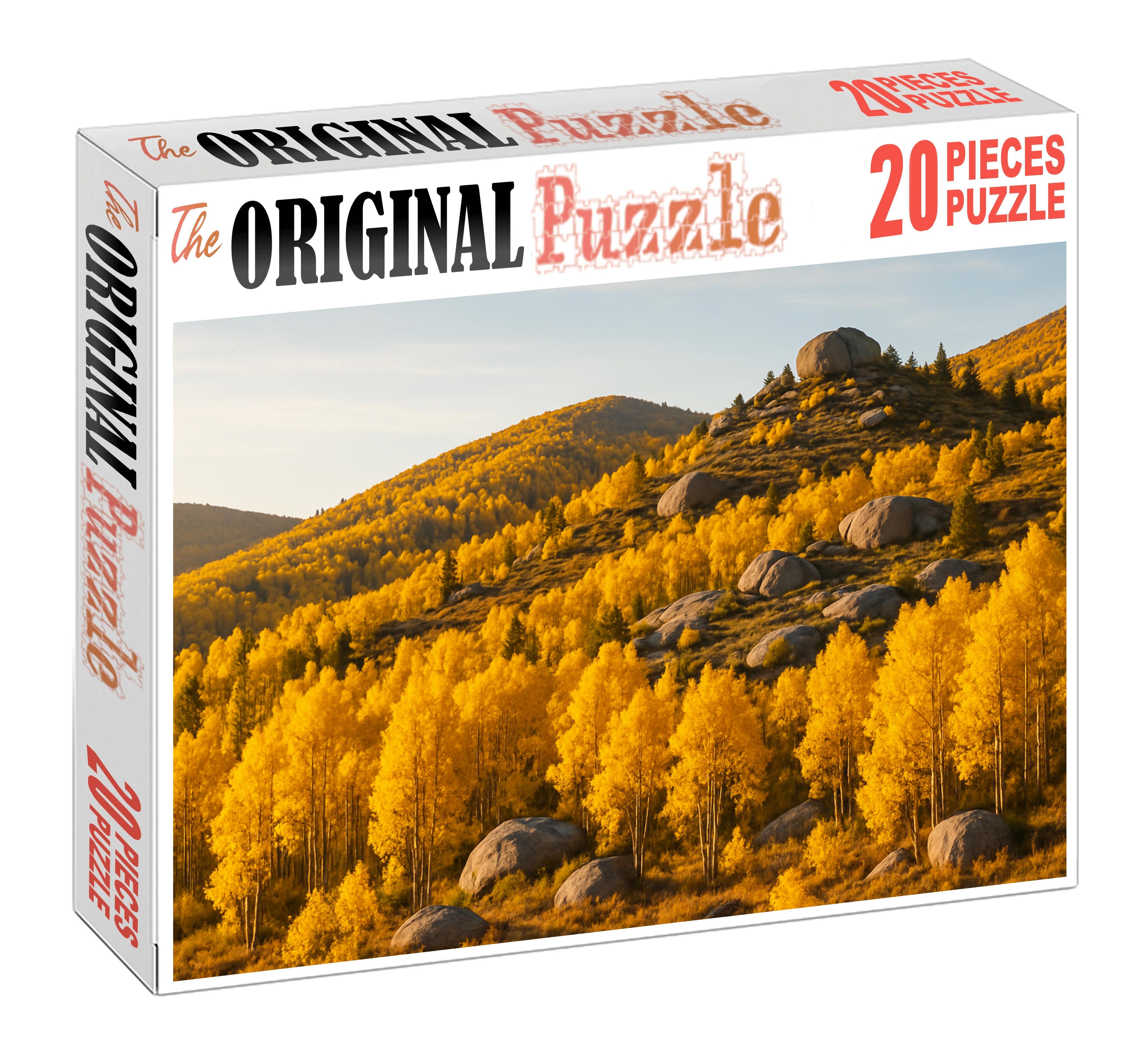 Golden Aspen Ridge 500 Piece Puzzle