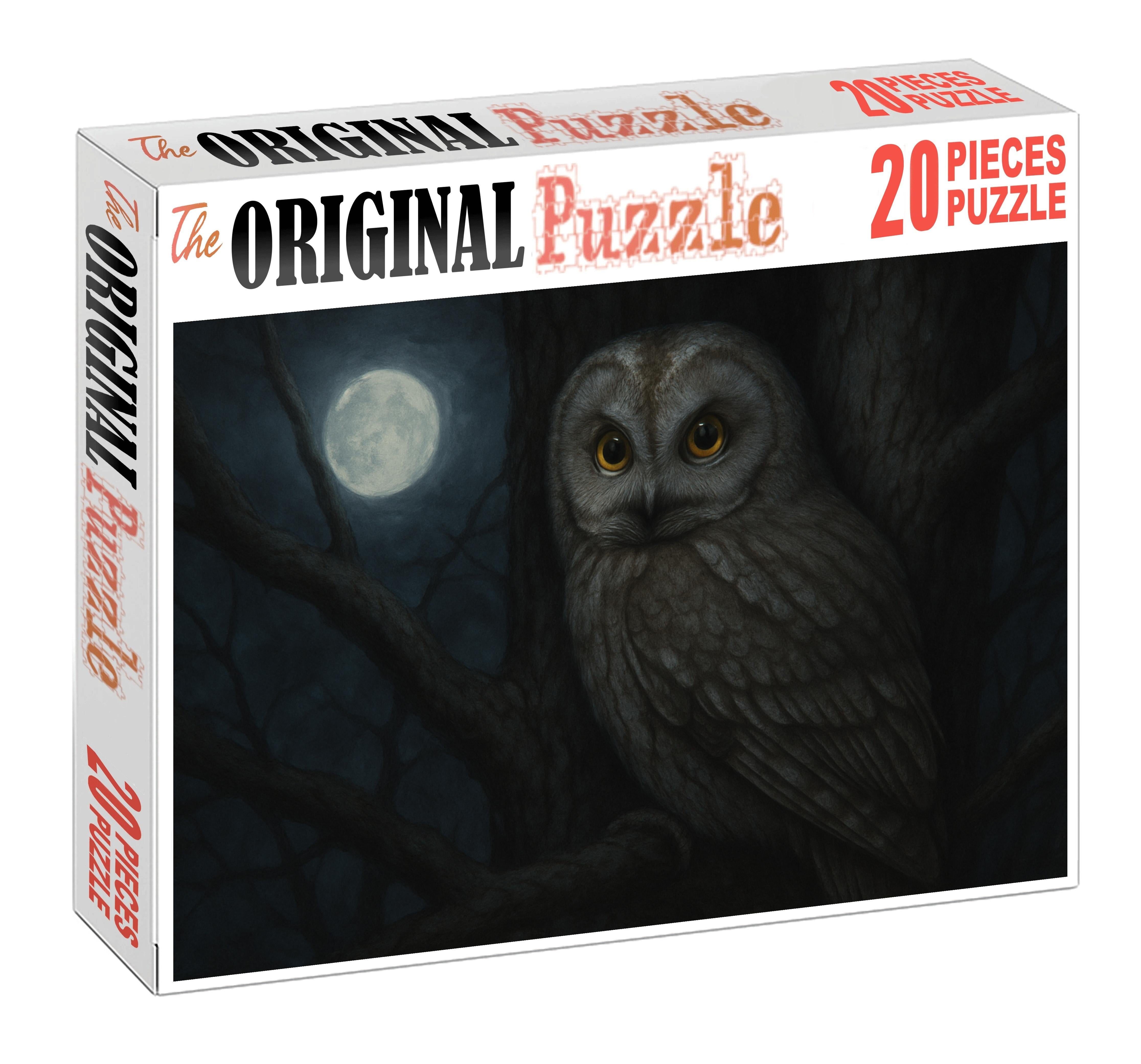 Veiled Owl The Mysterious Forest Sentinel Unique Puzzle Design