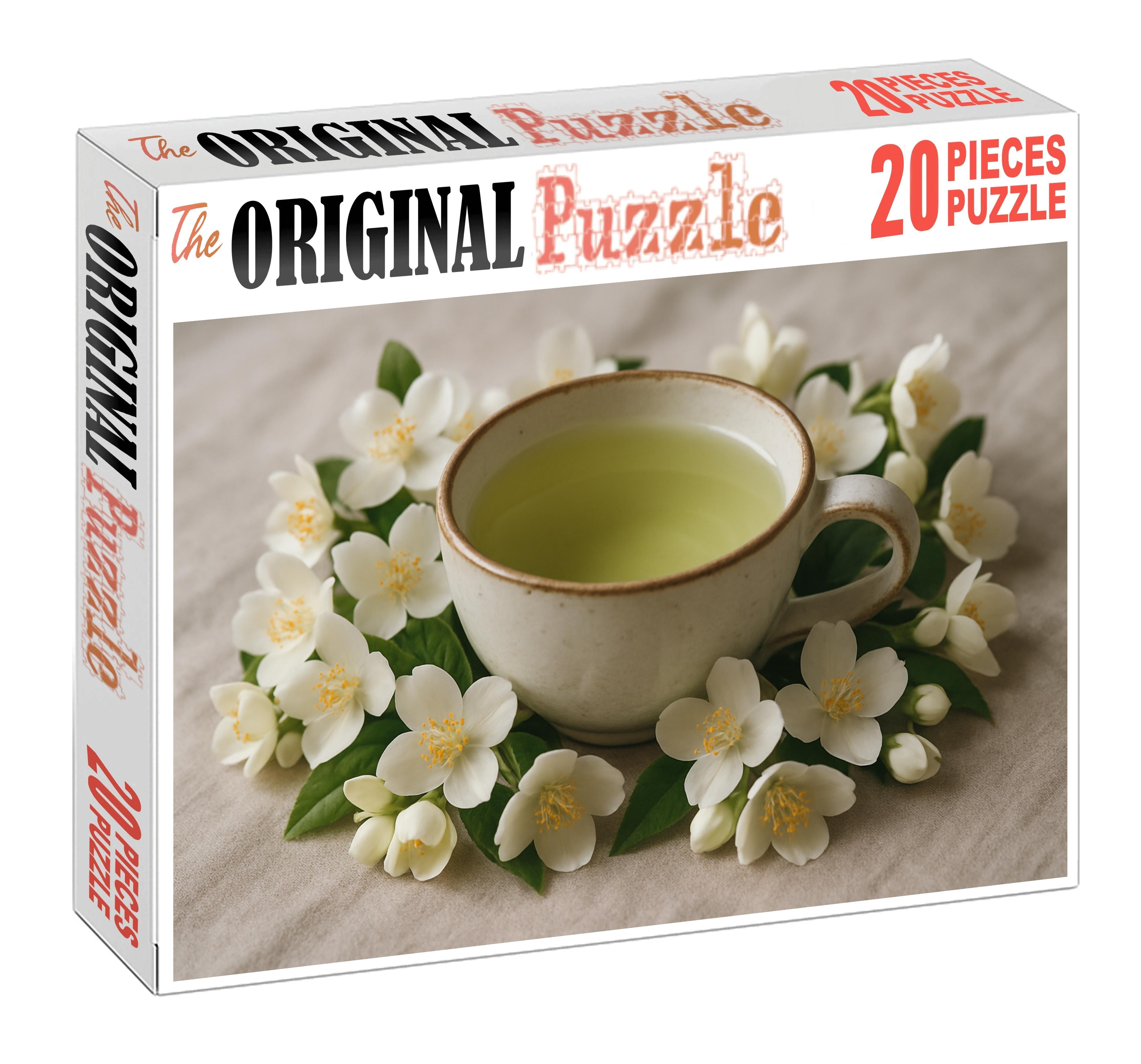 Silken Jasmine Green Tea Unique Puzzle Design