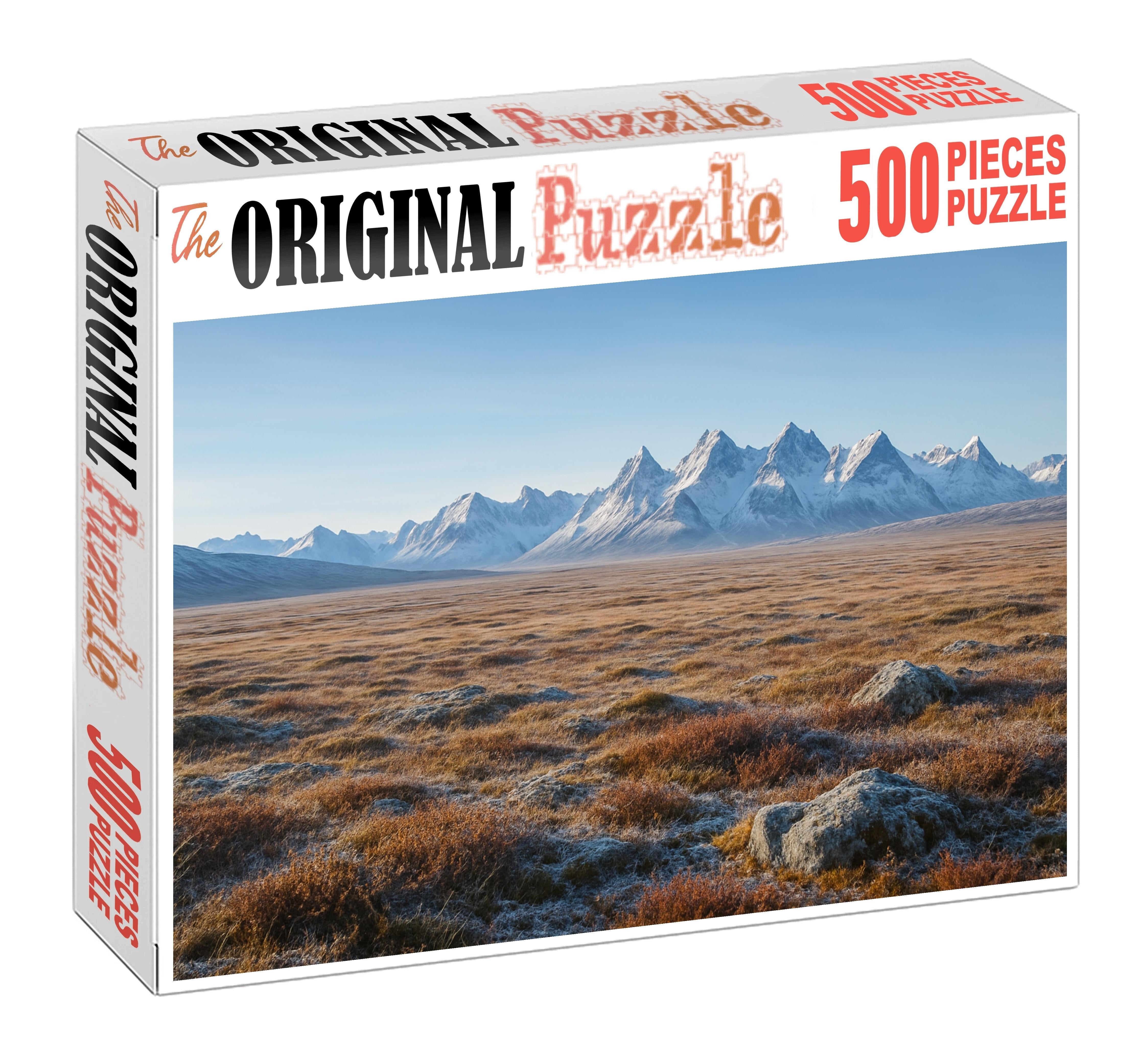 Frozen Tundra Expanse Custom Jigsaw Puzzle