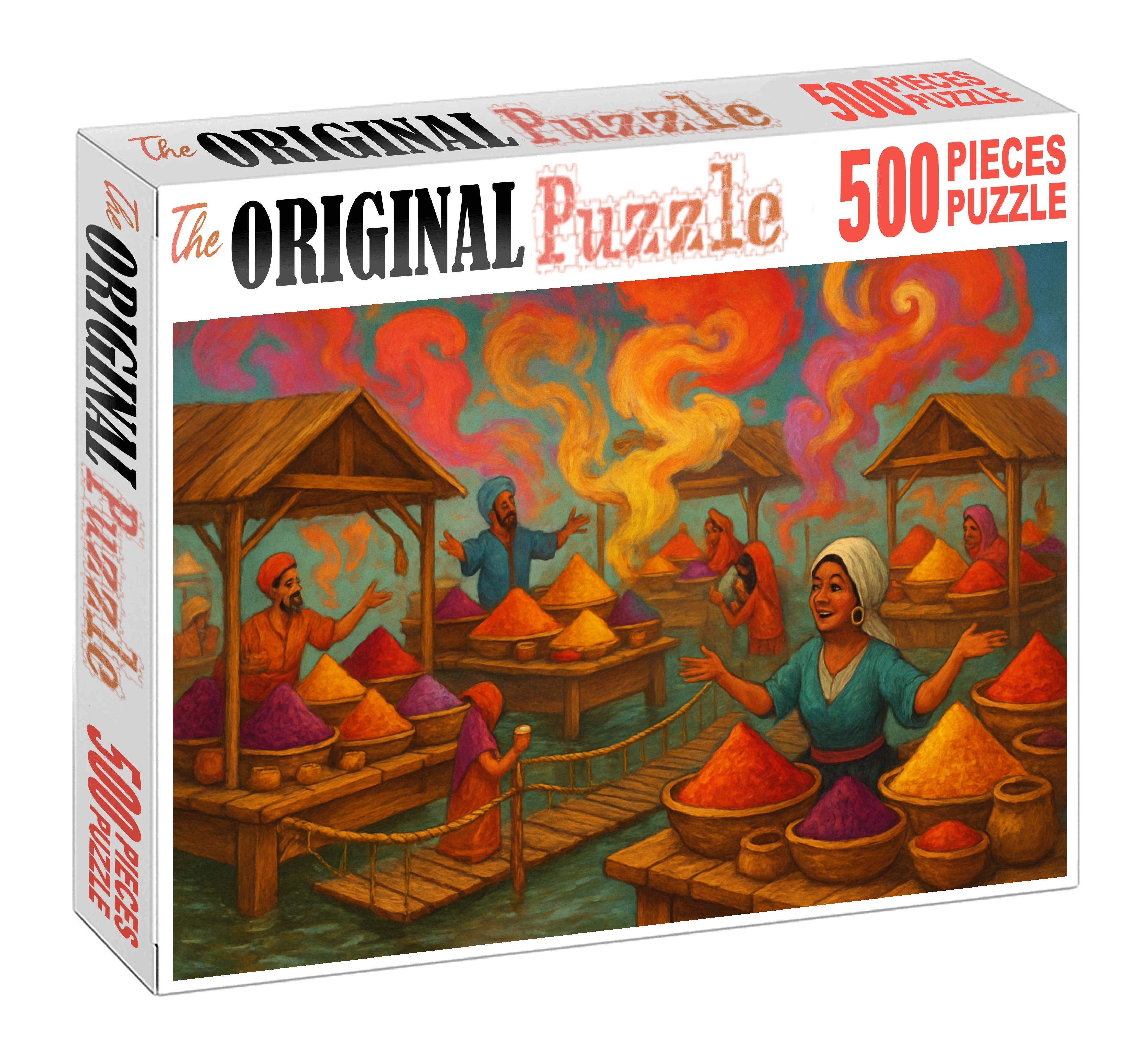 The Floating Market Of Secret Spices Easy Puzzles