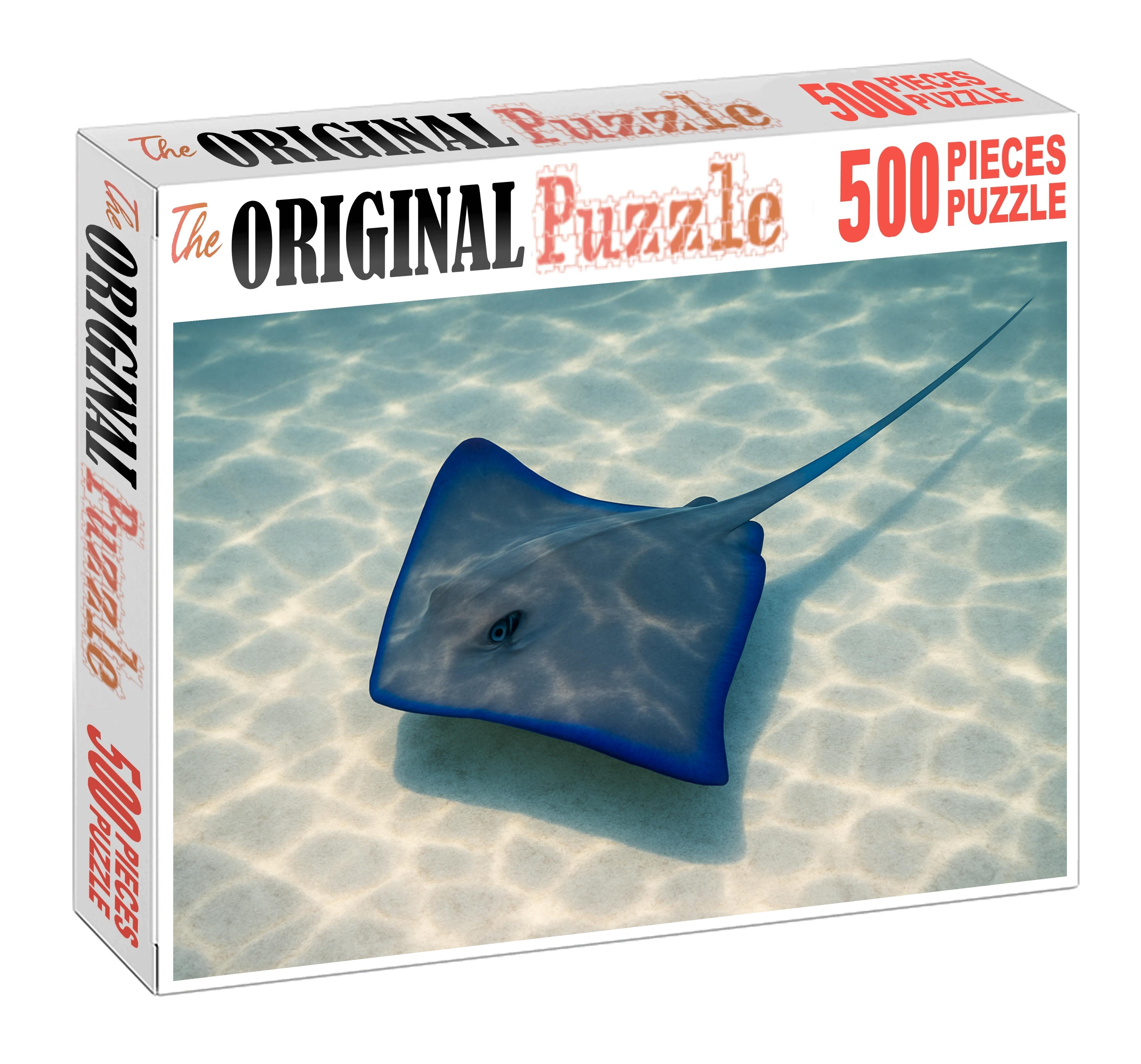 Cerulean Glider Ray Sleek Filter-feeding Marvel 200 Piece Puzzle
