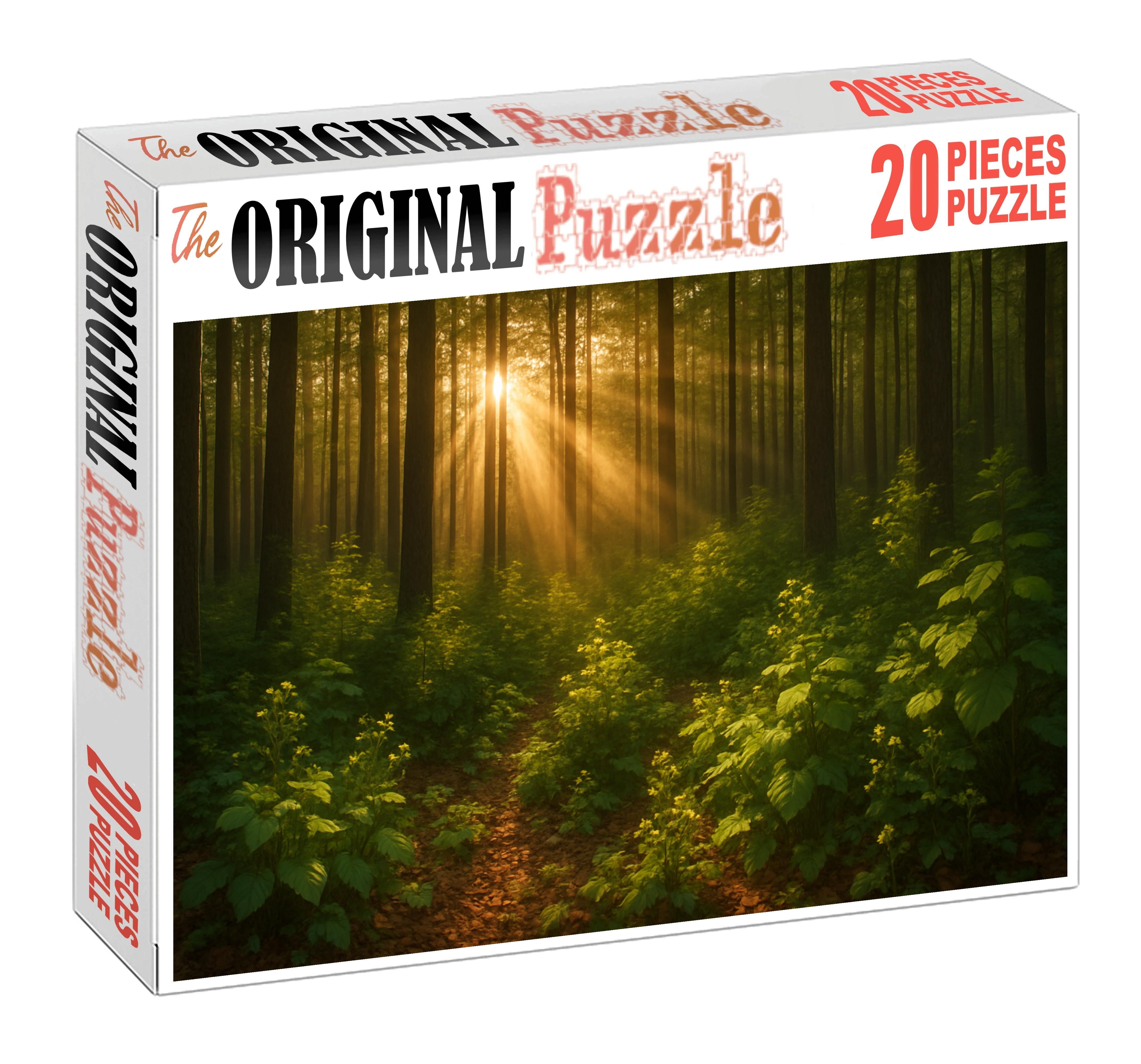 Golden Hour Thicket Unique Puzzle Design