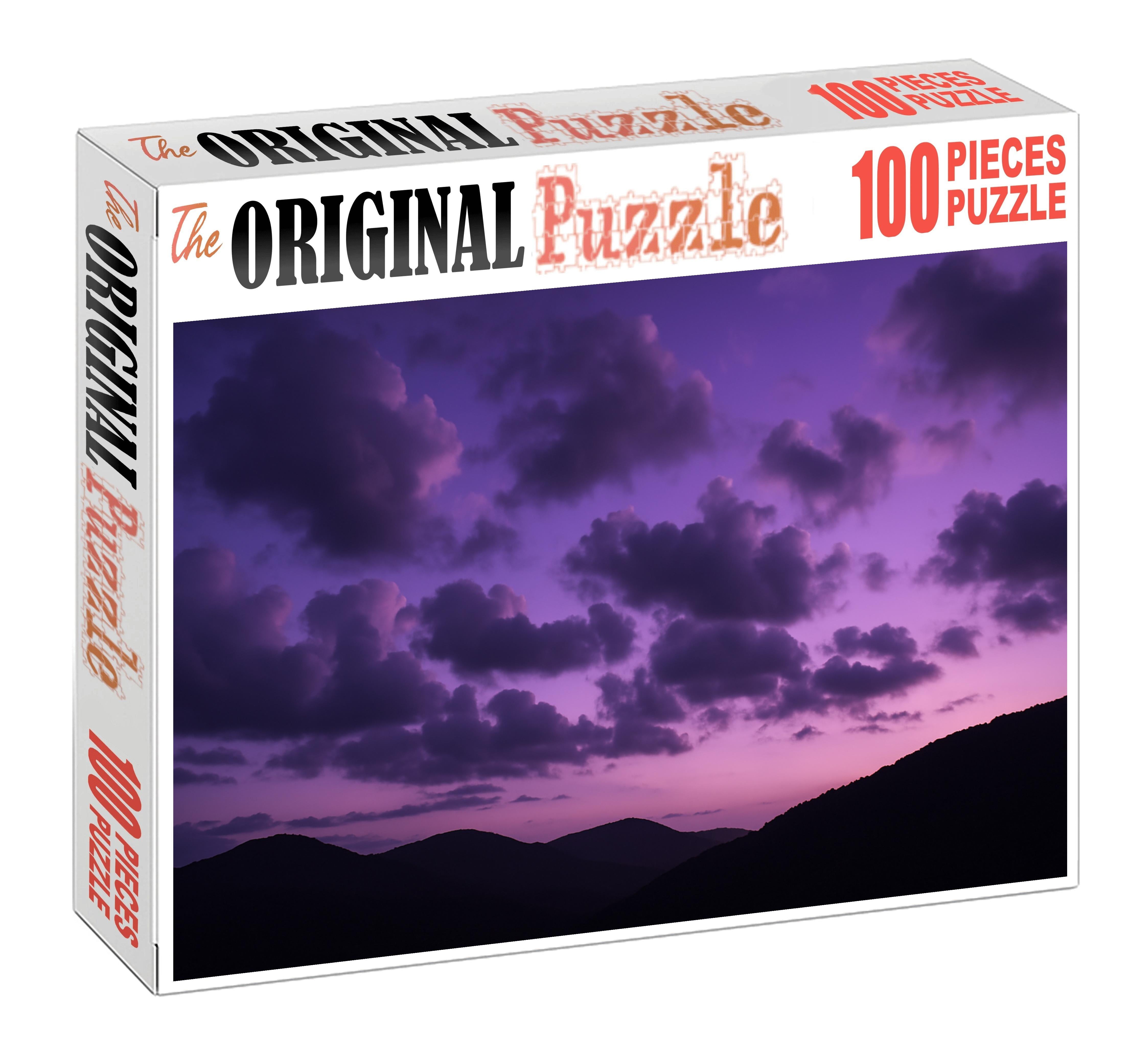 Dusky Lavender Silhouette Puzzle Collection
