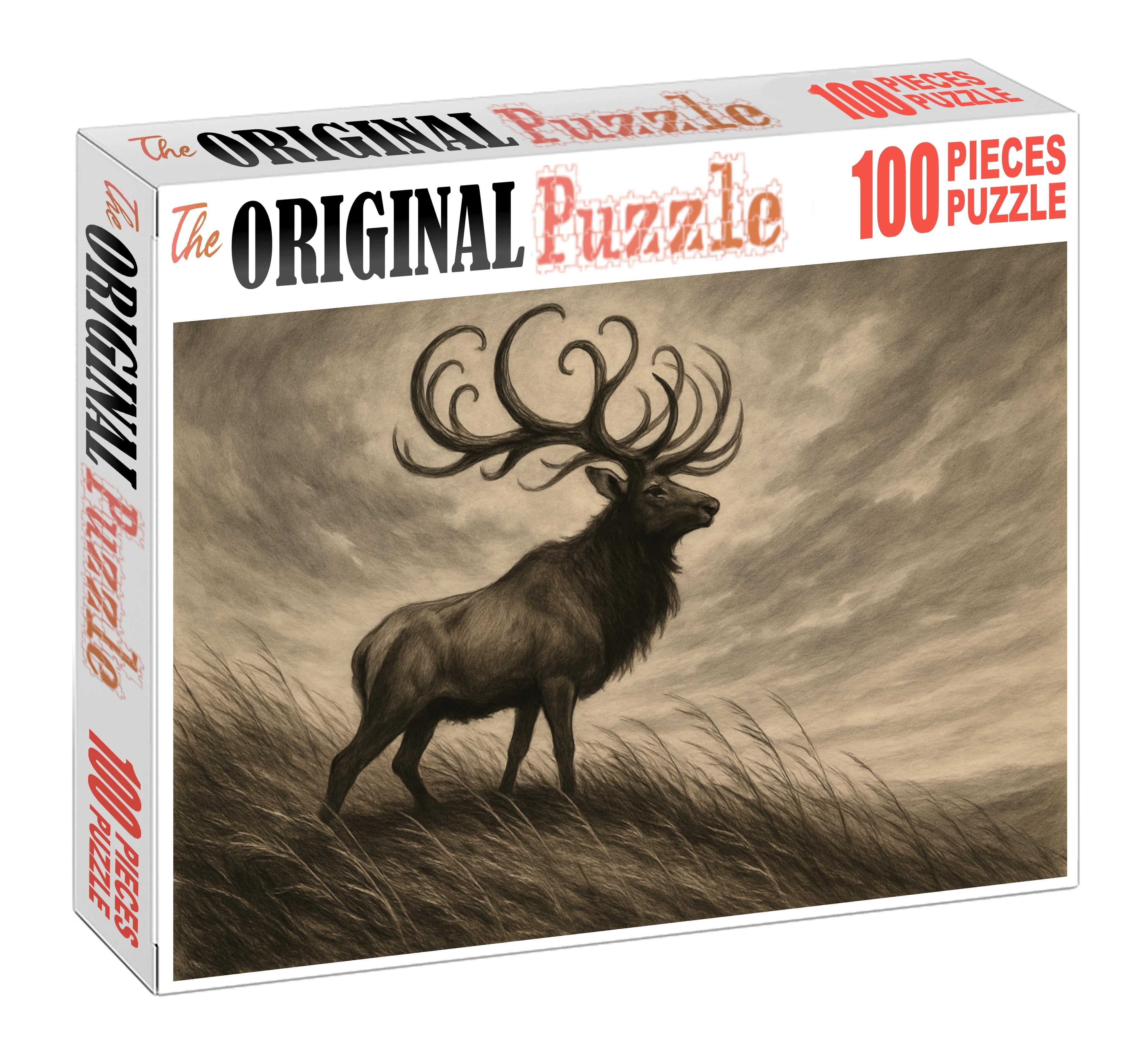 Zephyrmane Elk Gale-riding Horned Giant Of The Open Plains Challenging Puzzles