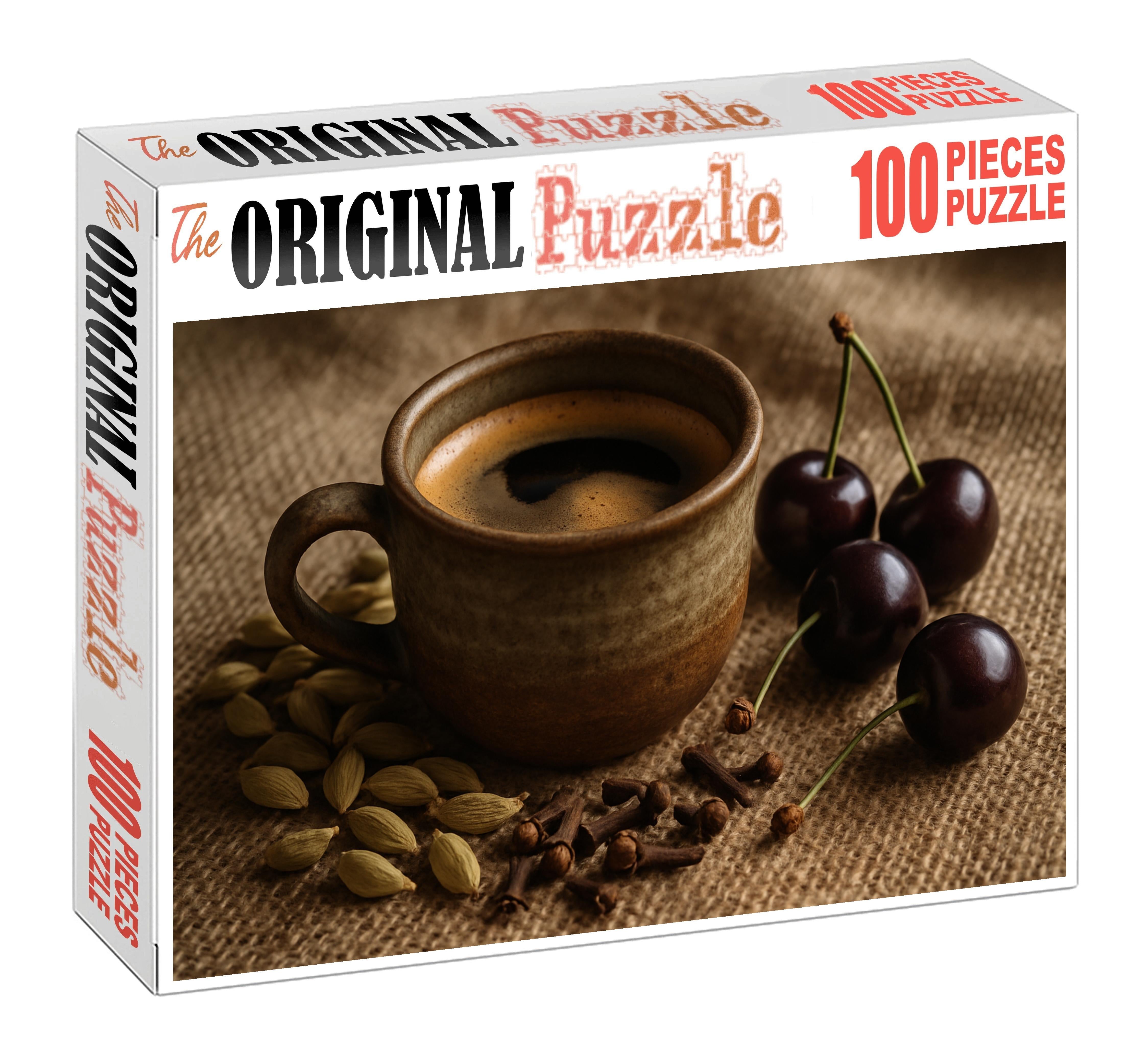 Spiced Ember Robust Coffee With Clove Cardamom And Dark Cherry 200 Piece Puzzle