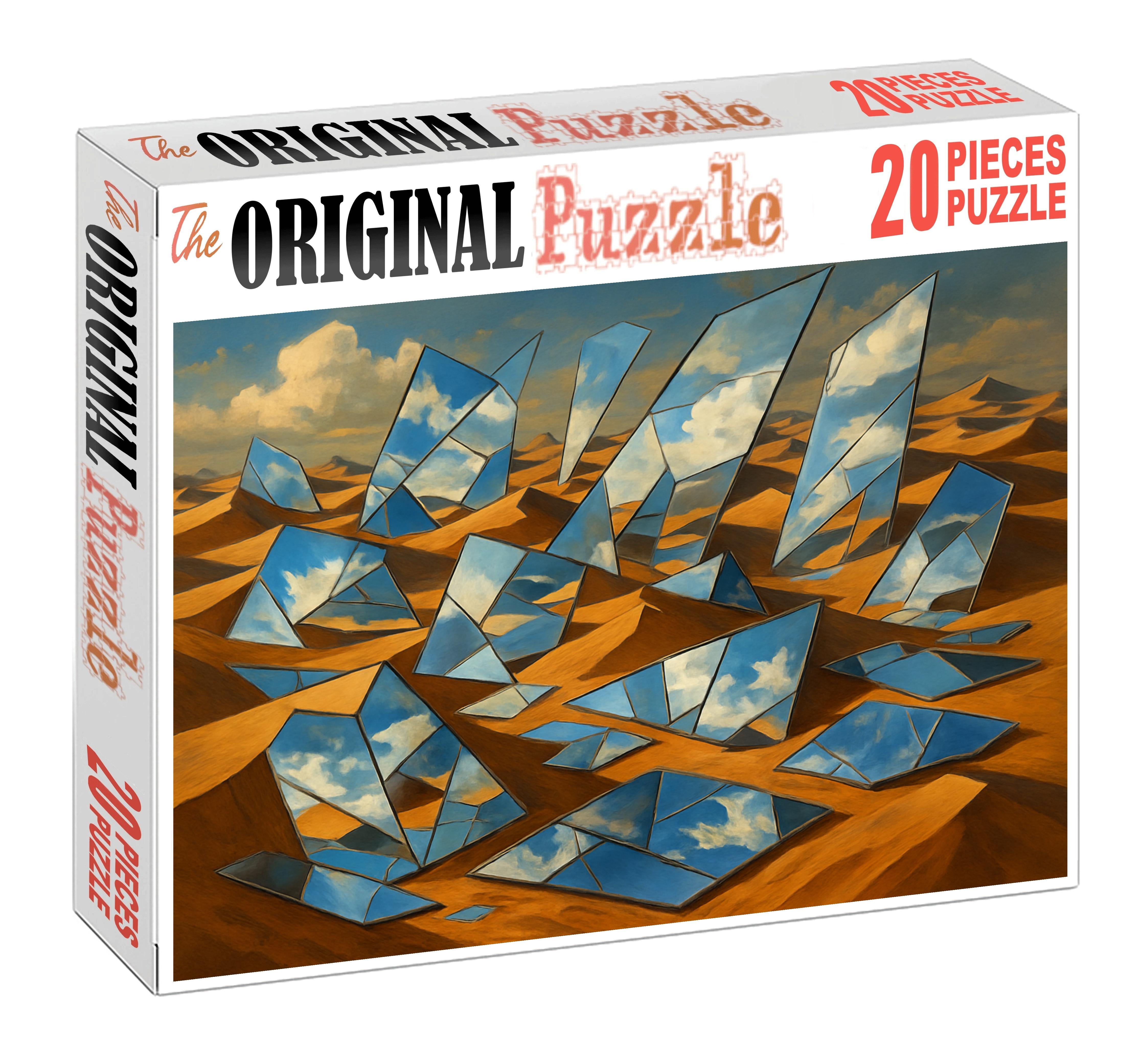 Mirrored Desert Of Fractured Time 200 Piece Puzzle