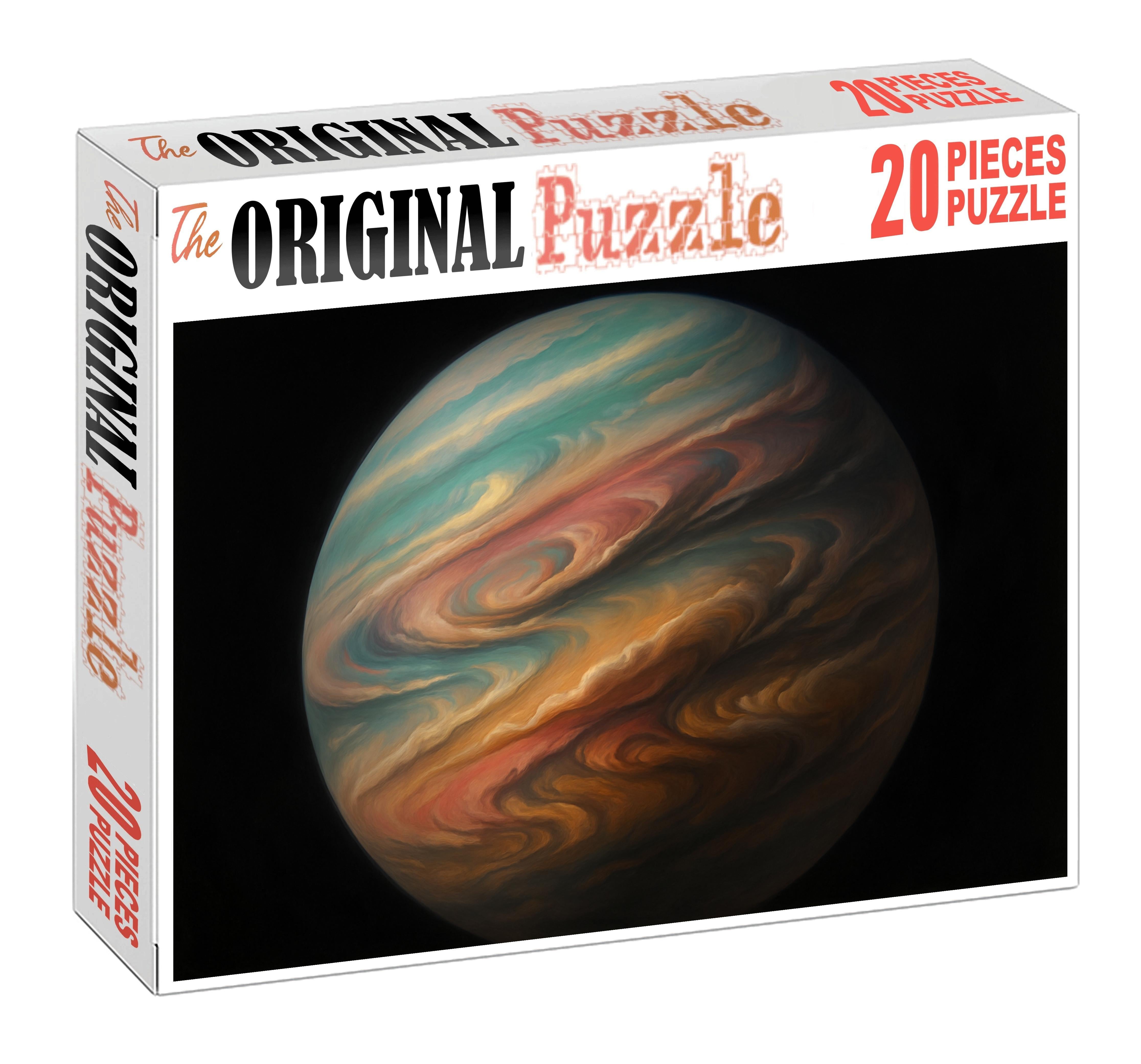 Iridescent Cyclonic Gas Bands Unique Puzzle Design