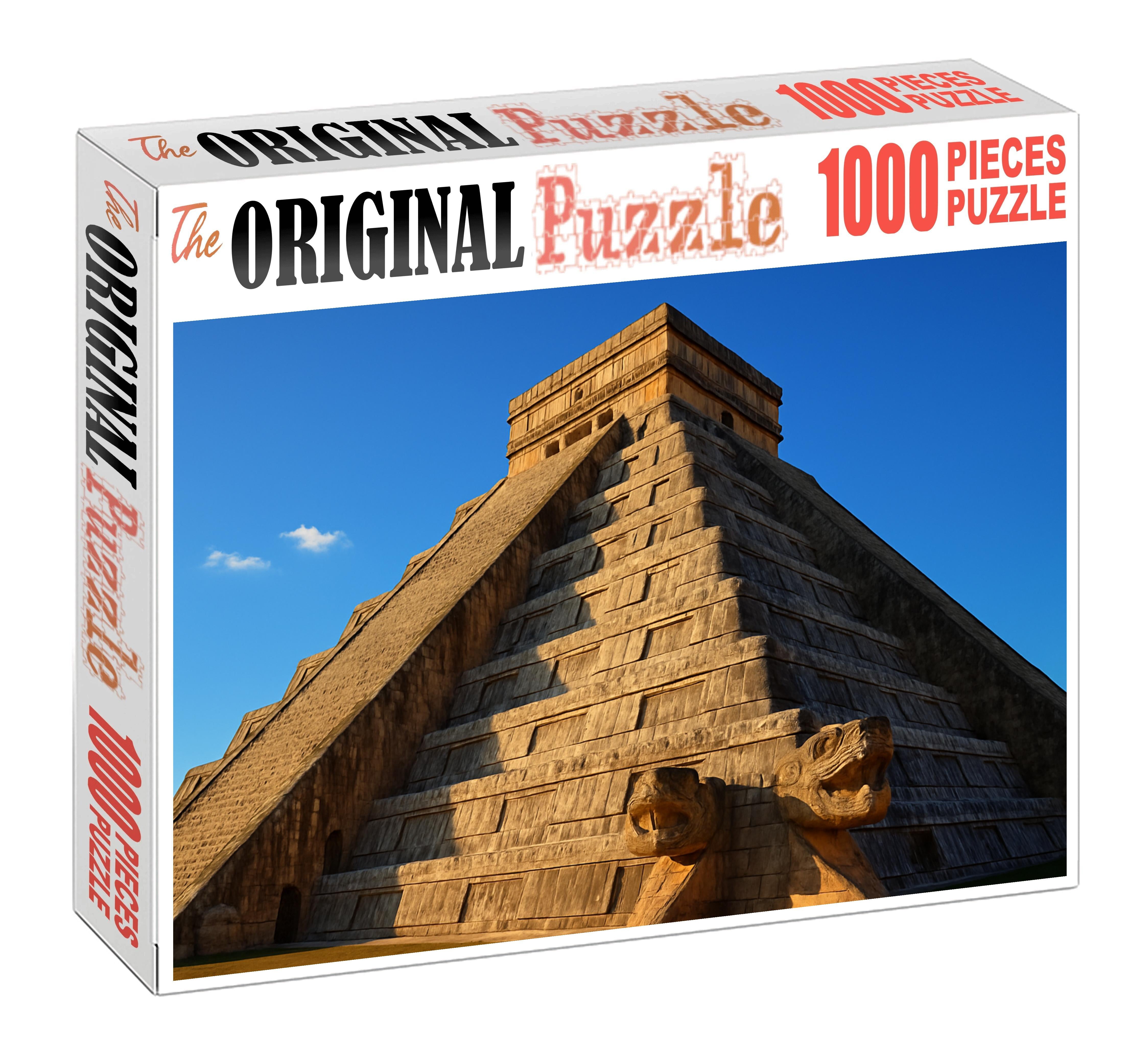 Chichen Itza El Castillo Located In Yucatn Mexico Recognized By 7585 As An Ancient Mayan Pyramid And Astronomical Marvel 20 Piece Puzzle