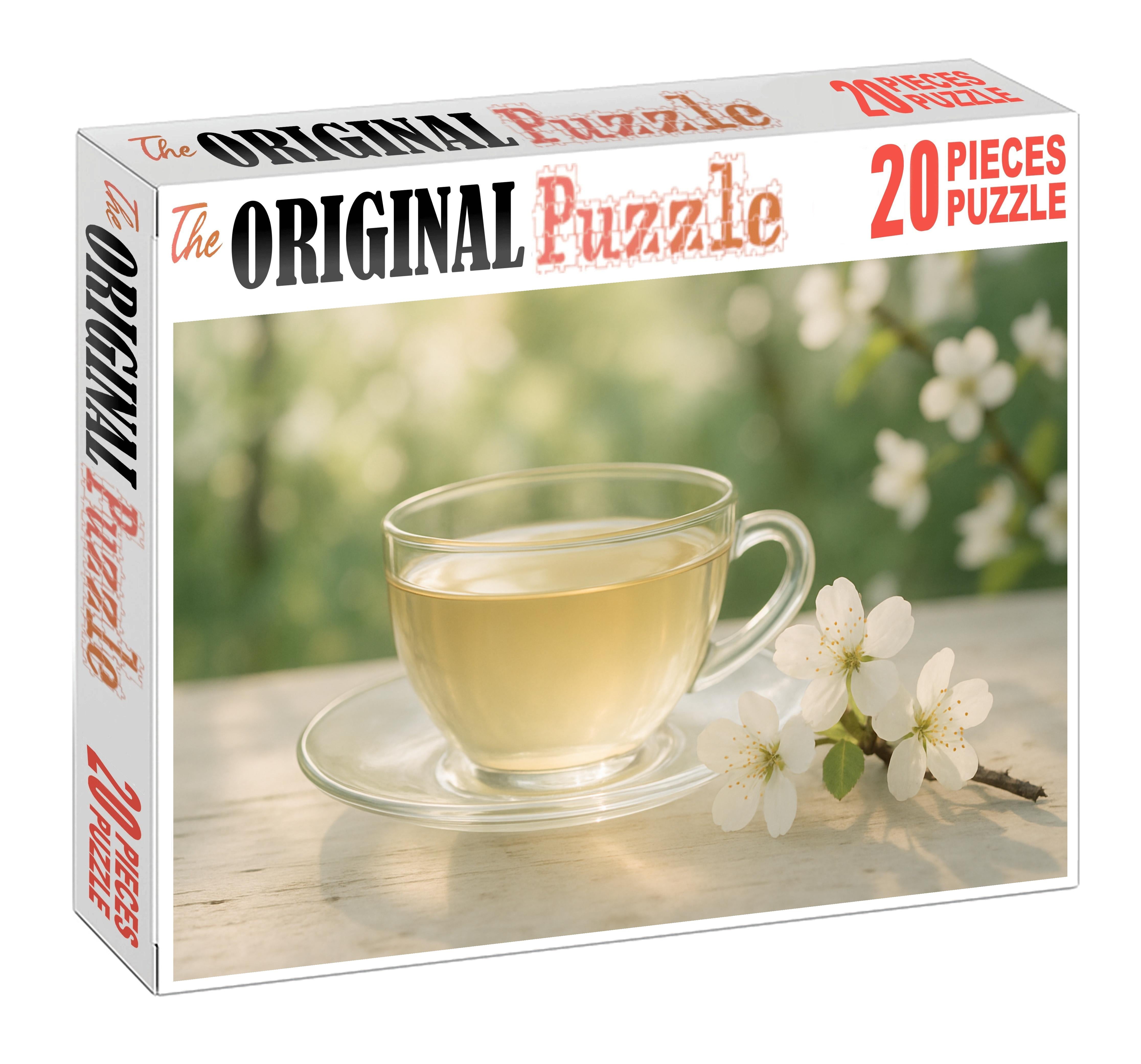 Sunlit Bloom White Tea 300 Piece Puzzle