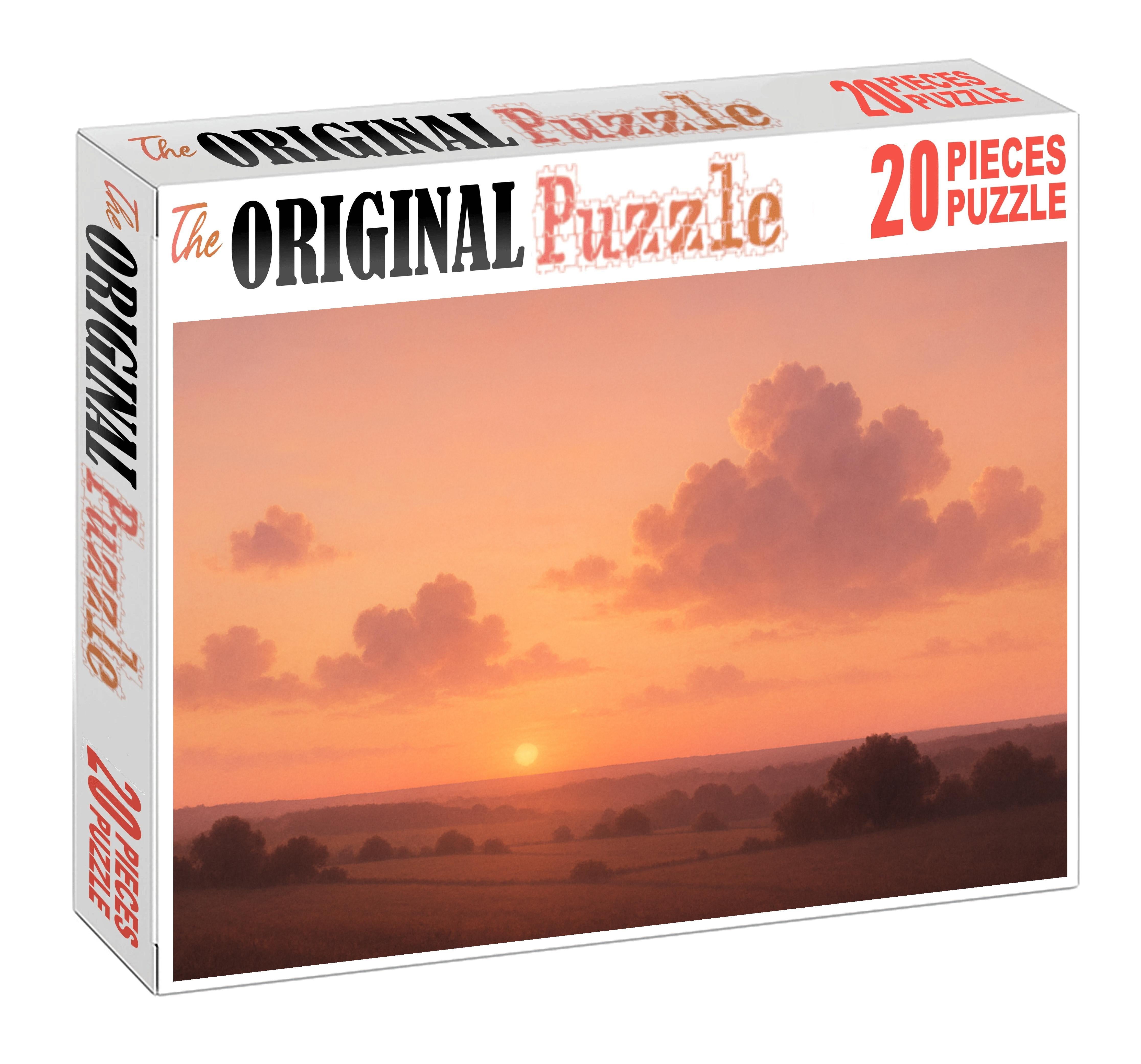 Rose Gold Horizon Glow Puzzle Collection