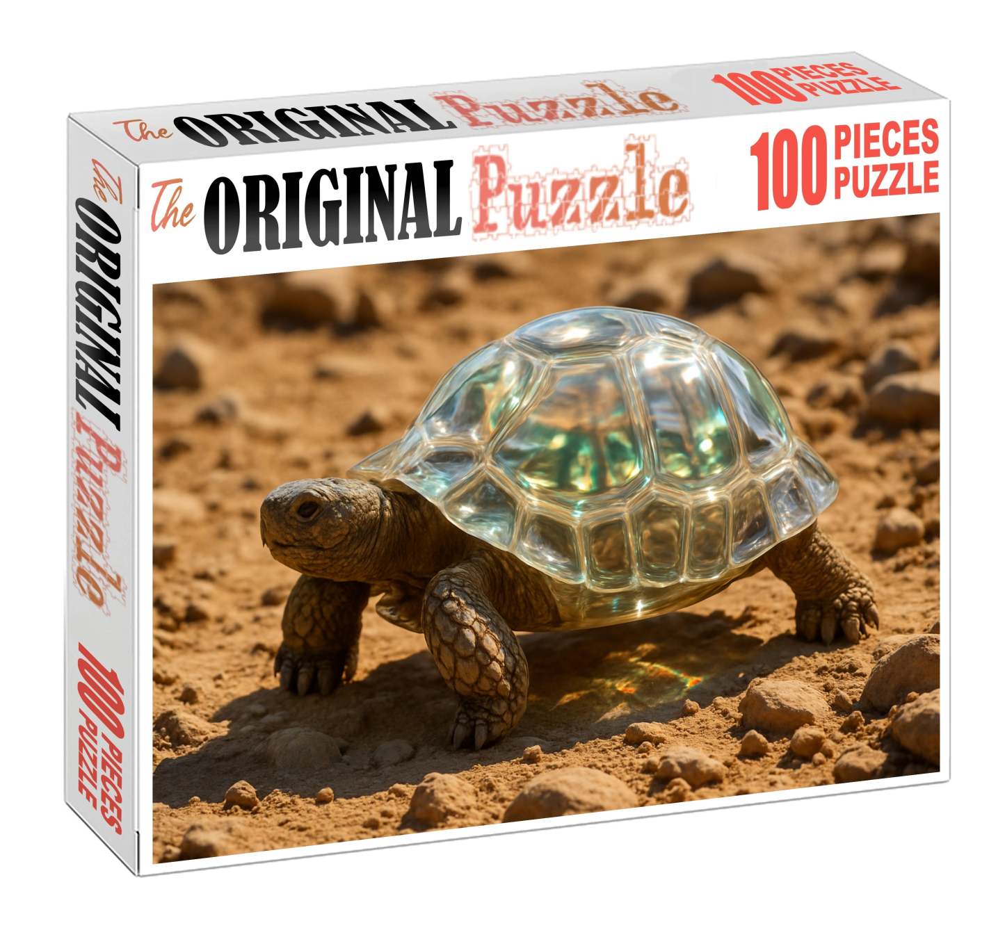 Quartzback Tortoise Hardy Reptile With Translucent Carapace Large Format Puzzle
