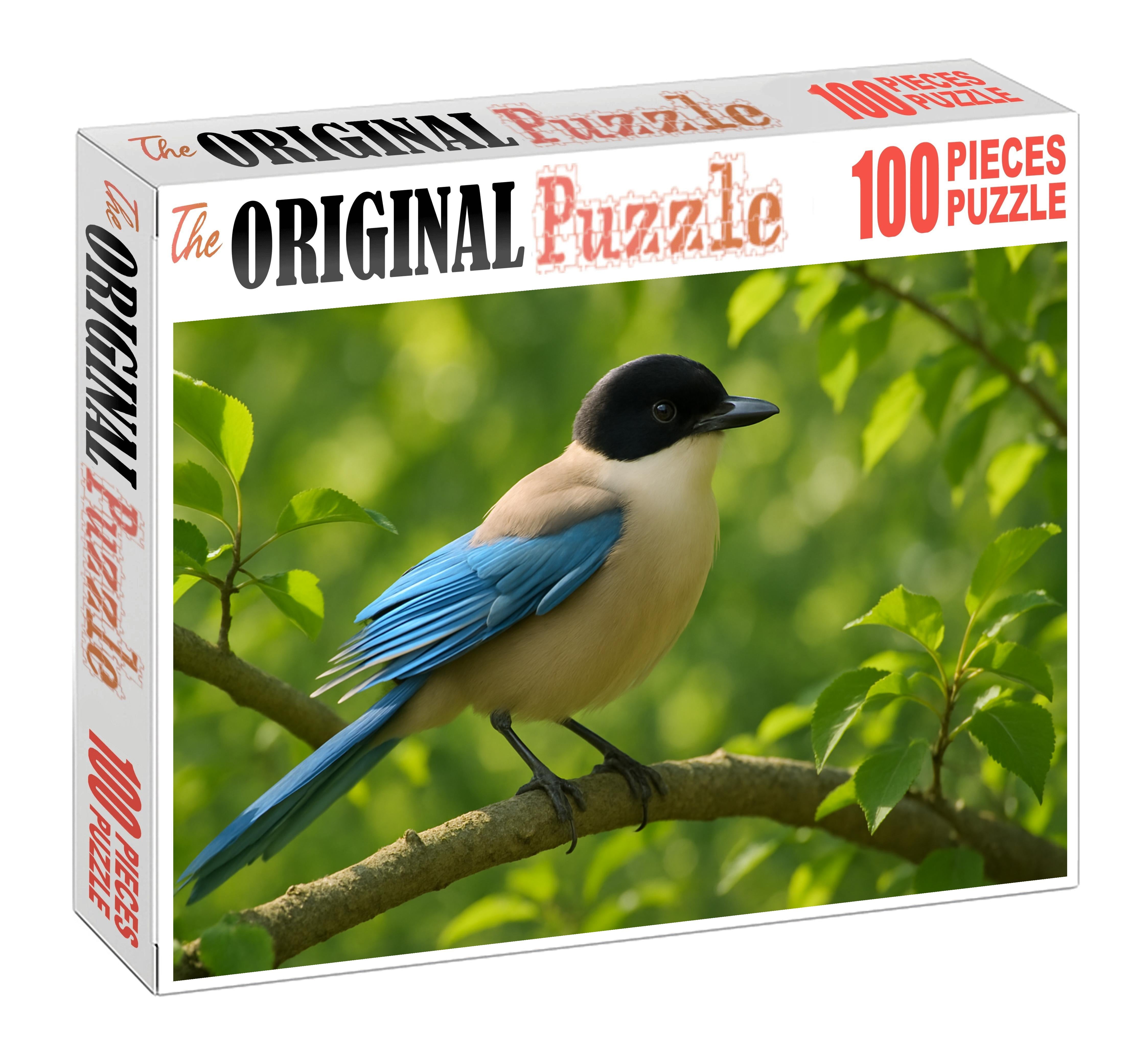 Azure-winged Magpie Sociable Skyglider Premium Puzzle Pieces