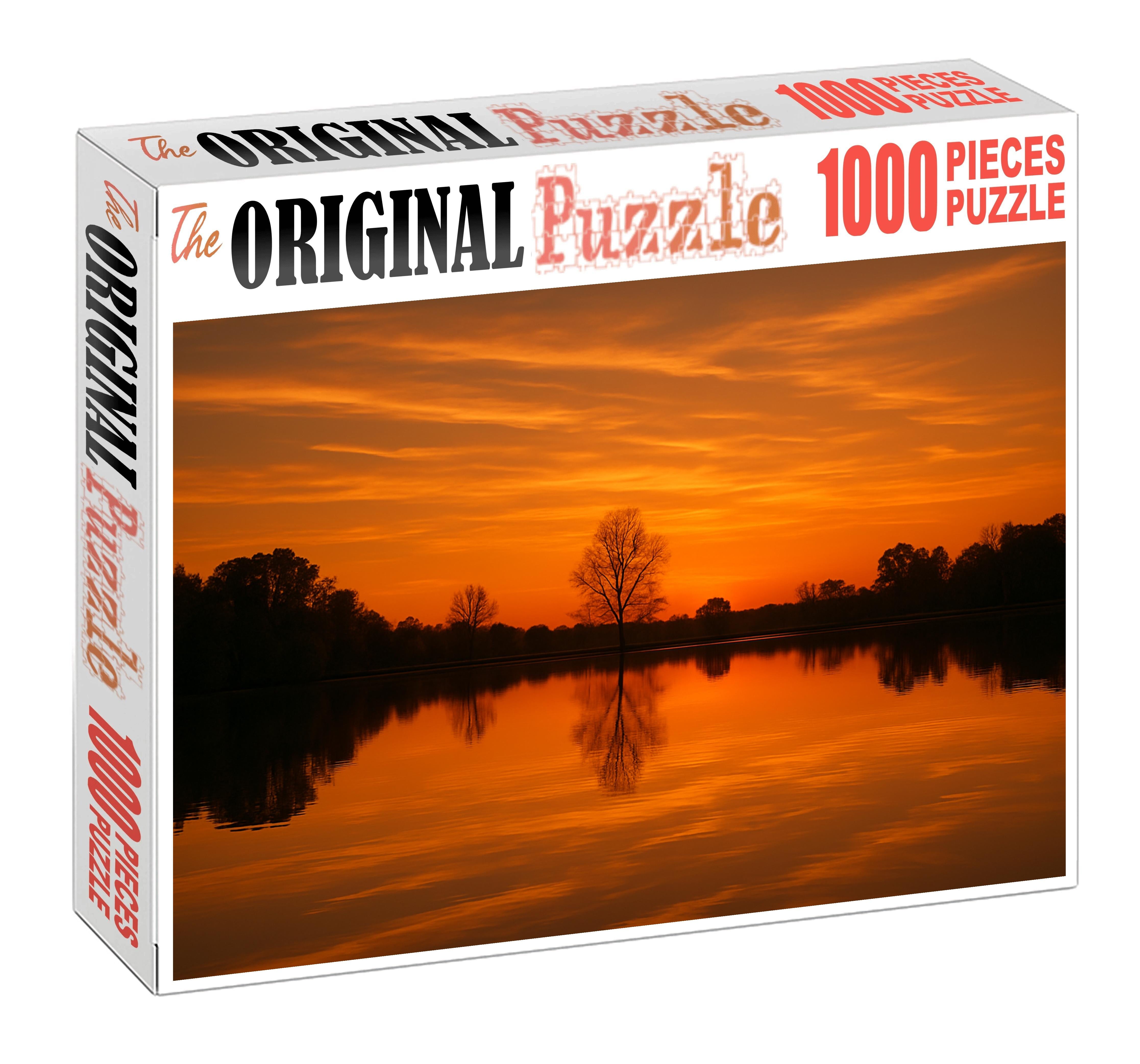 Soft Amber Reflections 500 Piece Puzzle