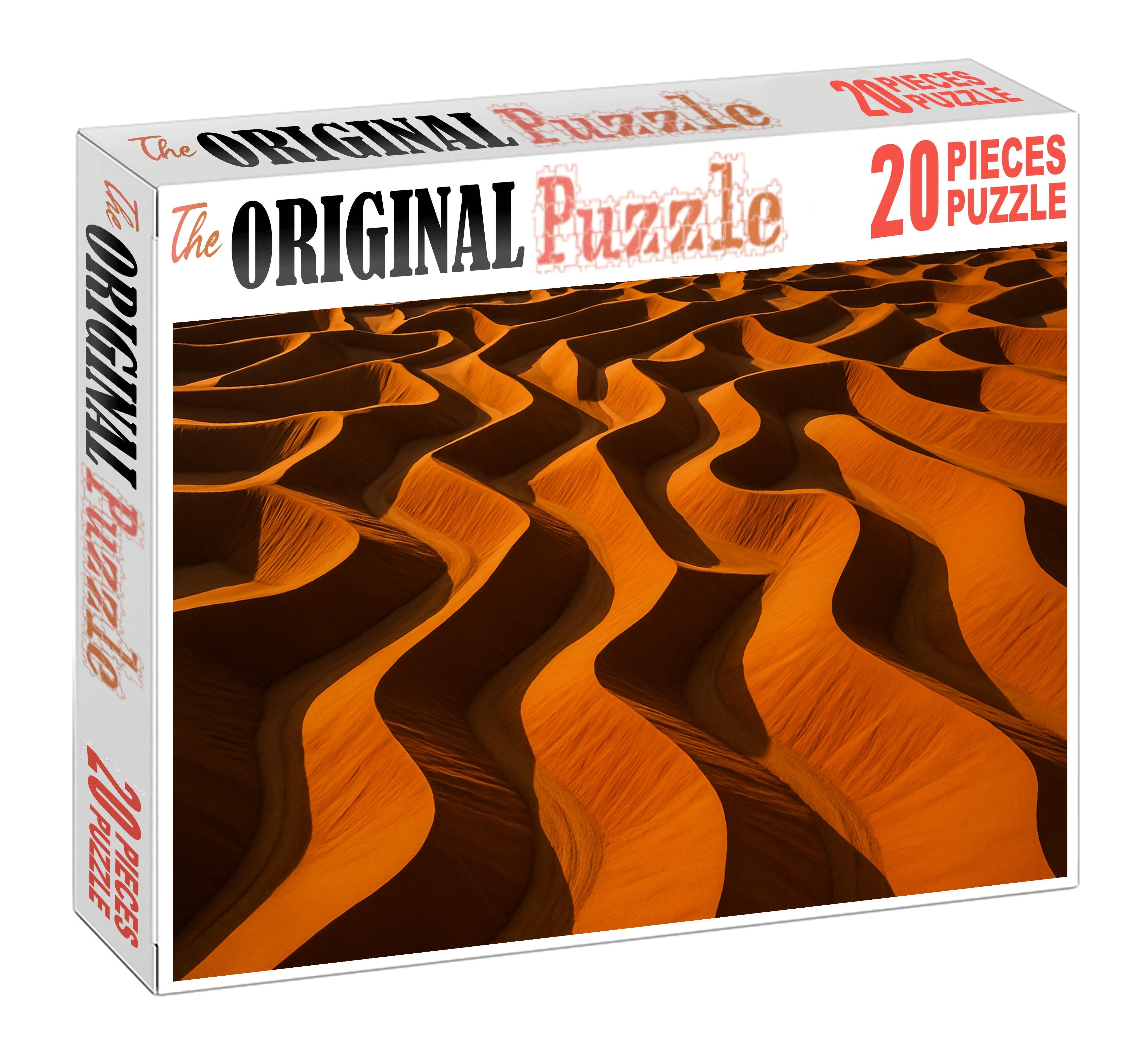 Saffron Dune Maze 200 Piece Puzzle