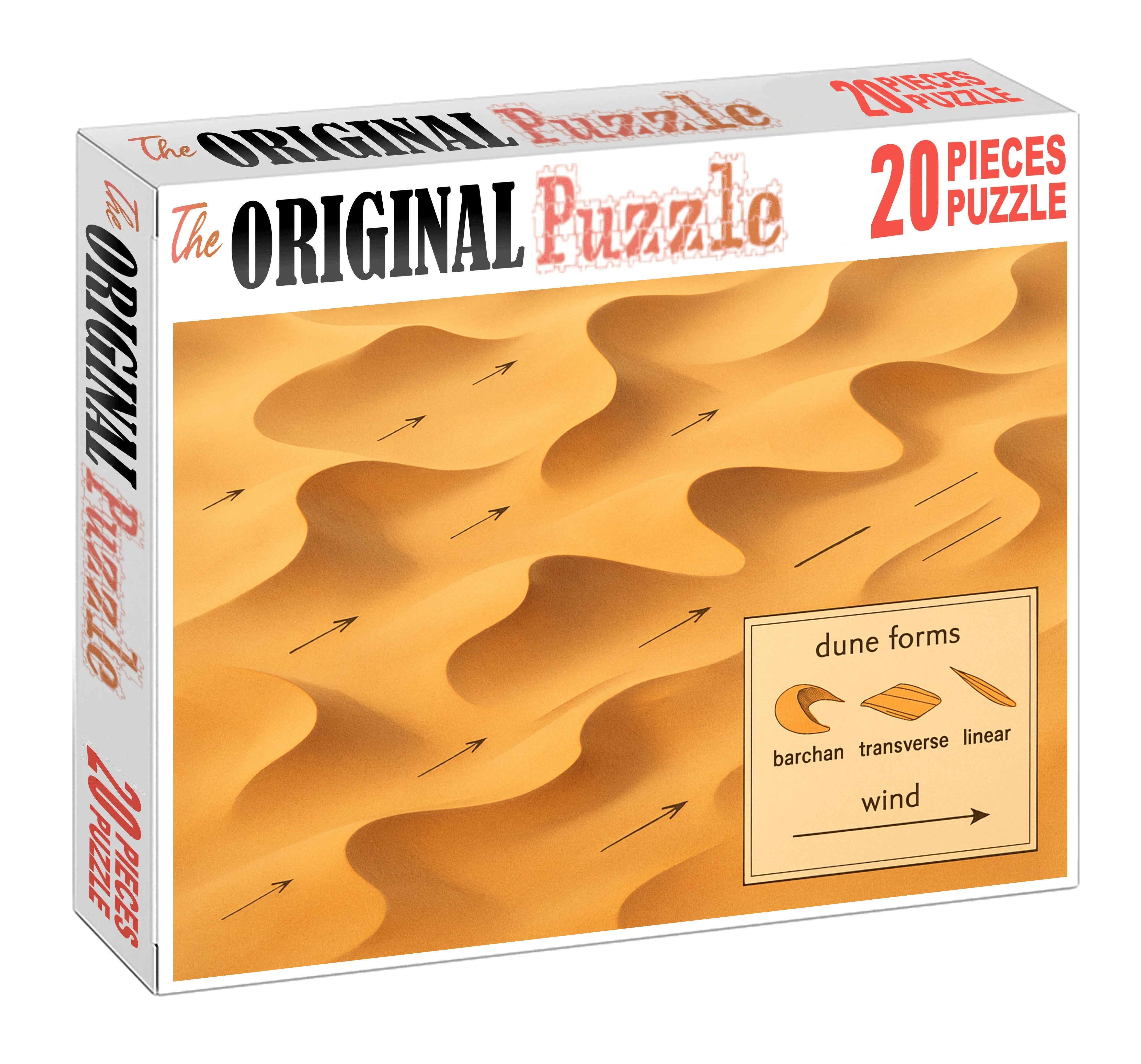 Desert Dune Morphology Map Puzzle For Kids