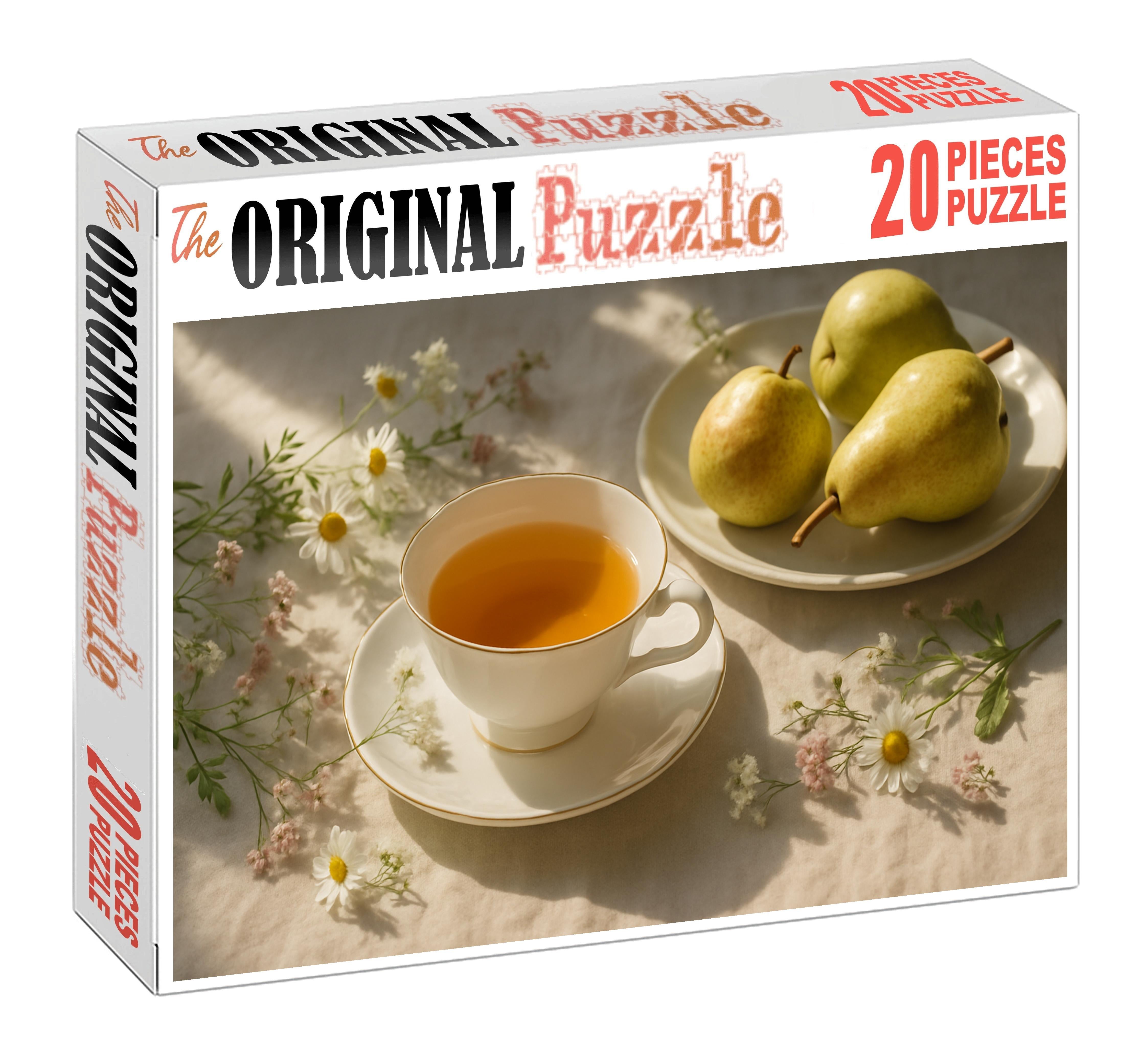 Sunlit Meadow White Tea Puzzle Fun