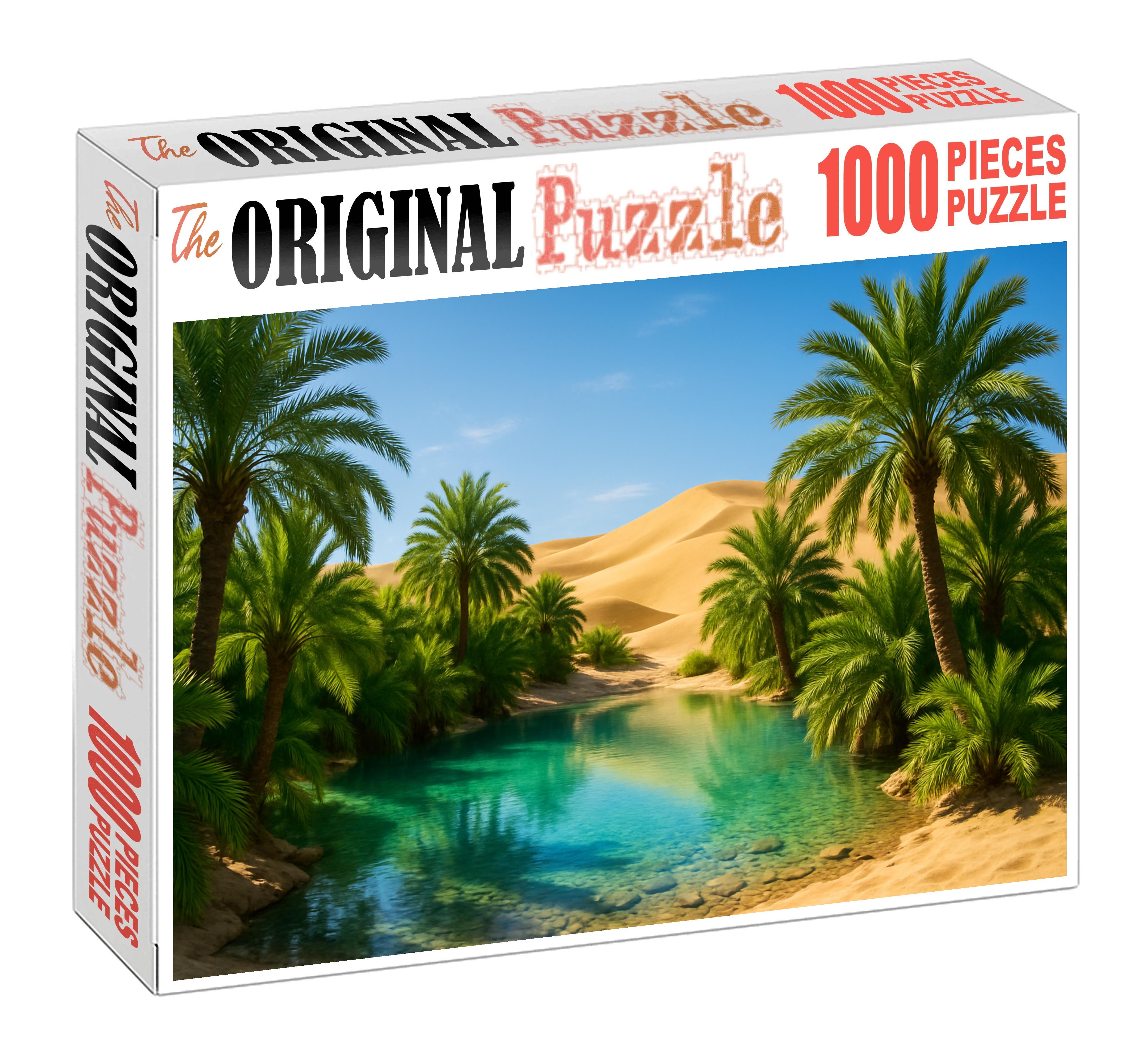 Emerald Oasis Glow 1000 Piece Puzzle
