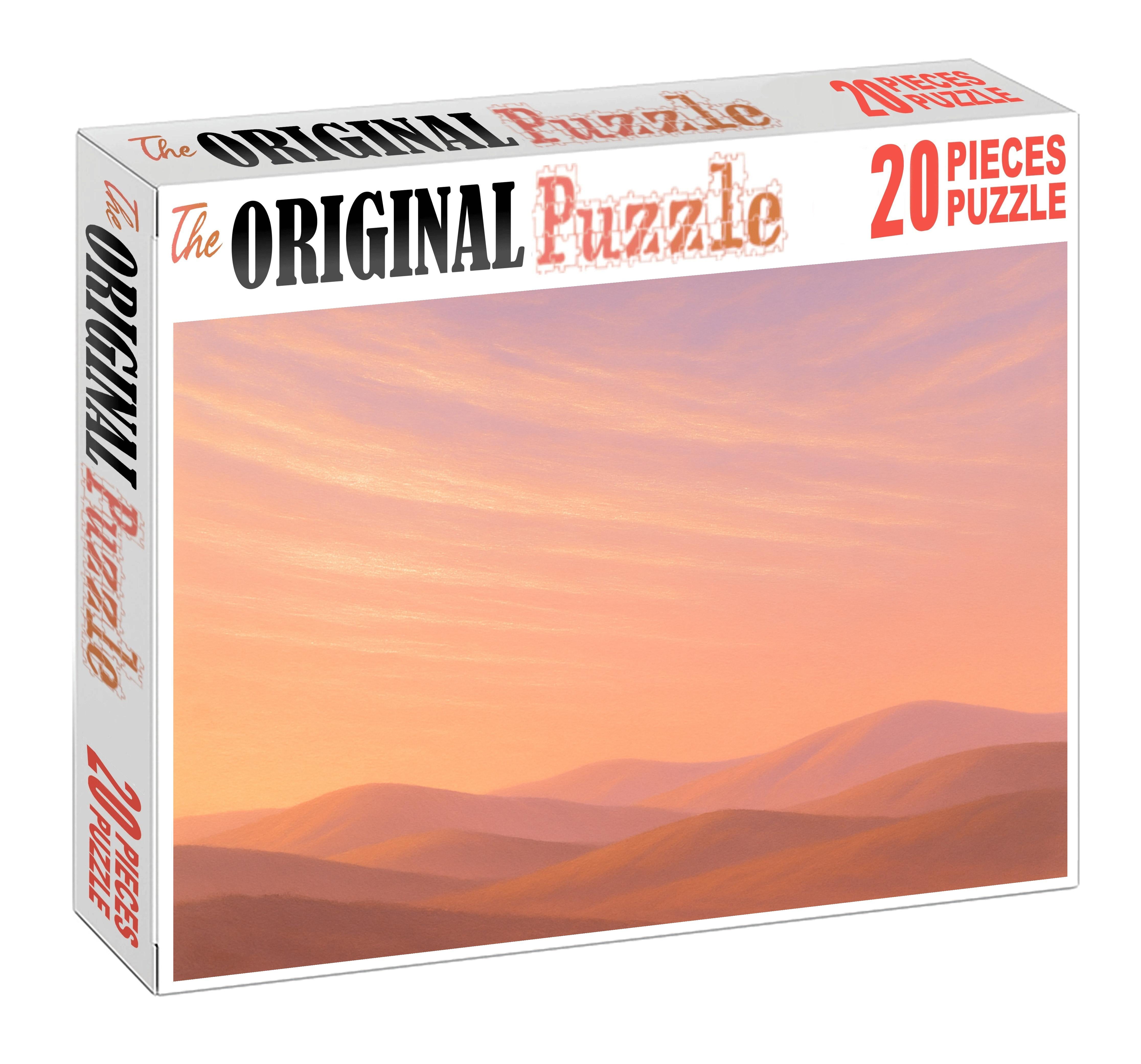 Peach Horizon Cascade 1000 Piece Puzzle