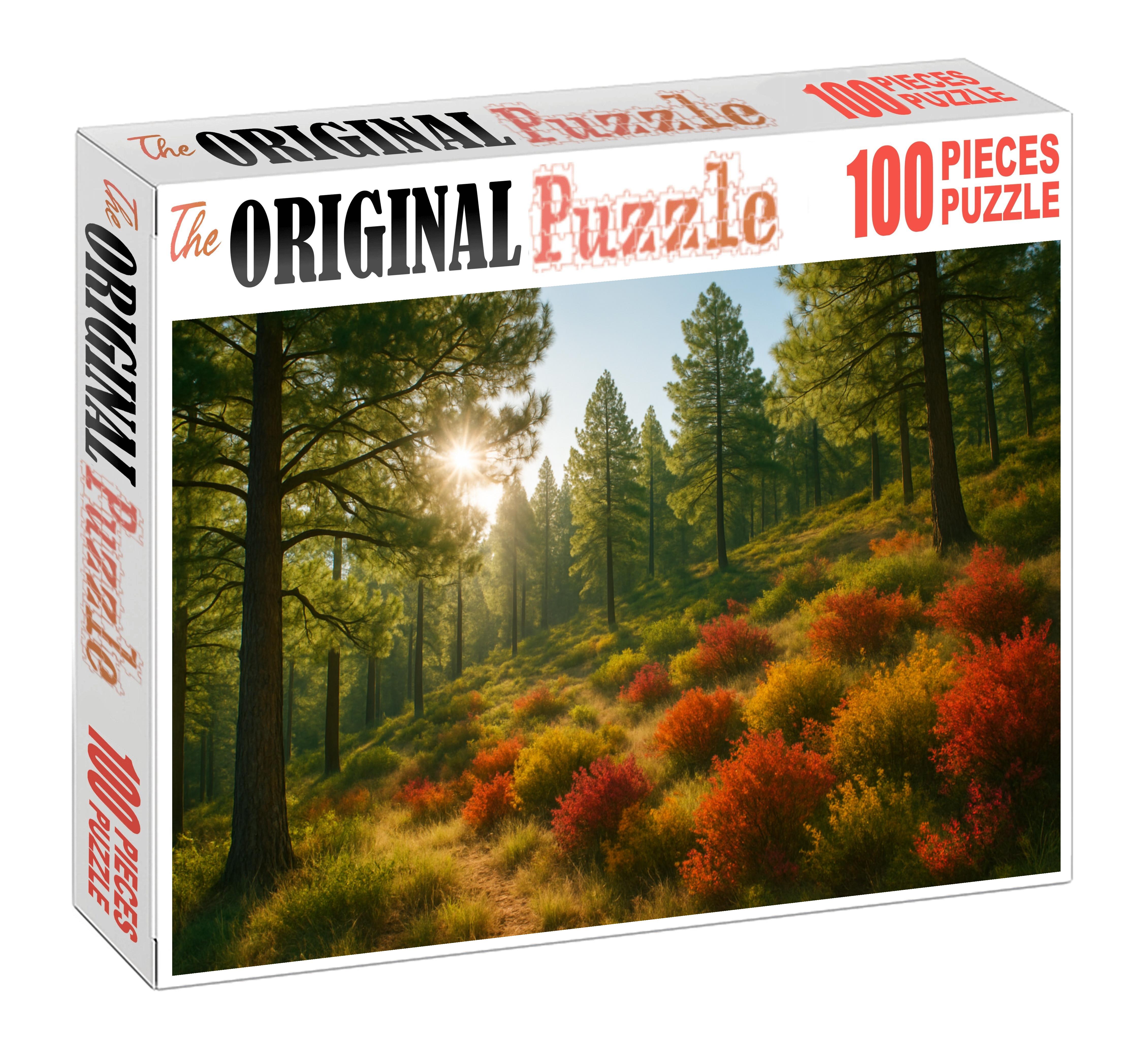 Sun-dappled Ridge Unique Puzzle Design