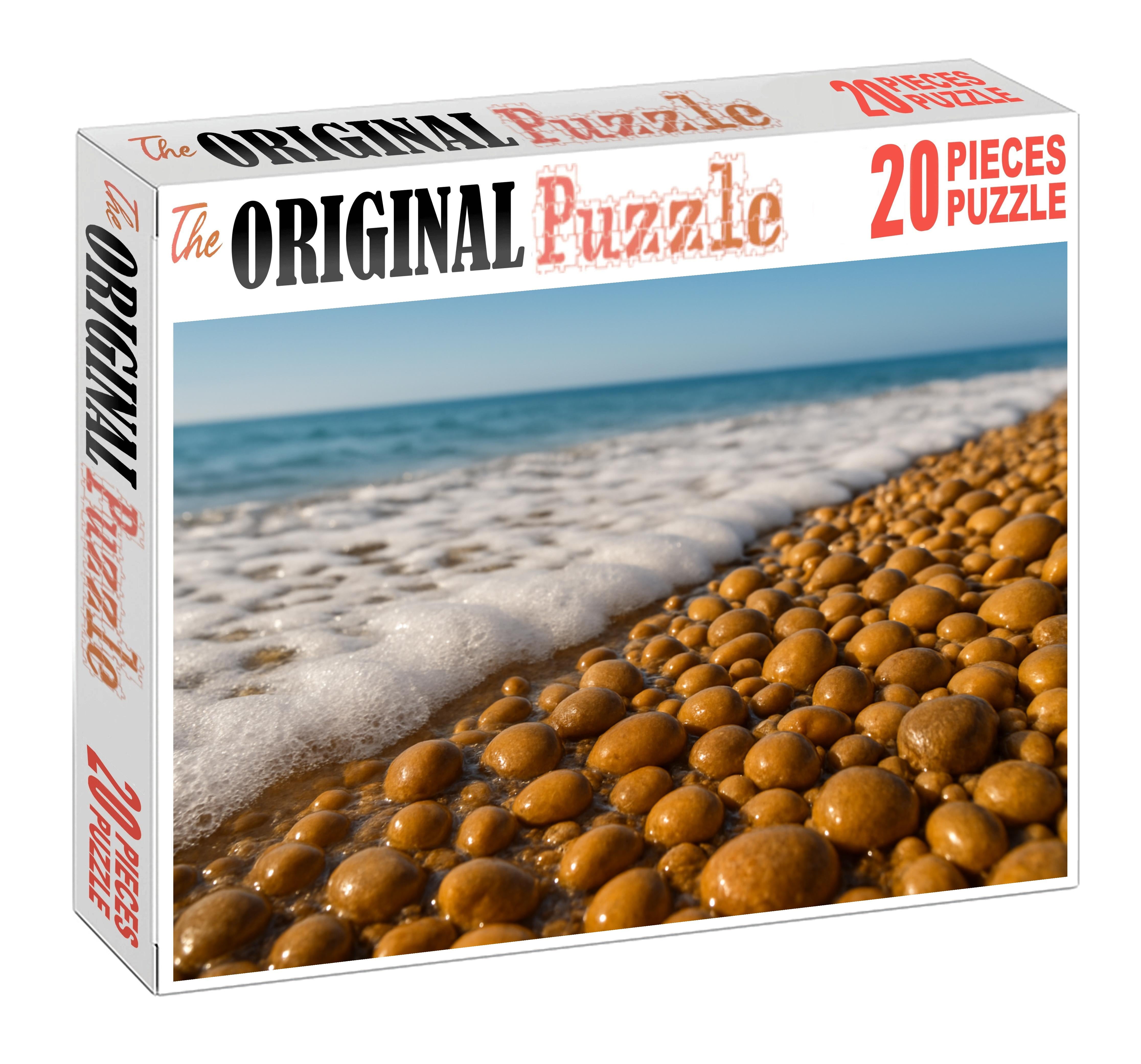 Golden Pebble Bay Unique Puzzle Design